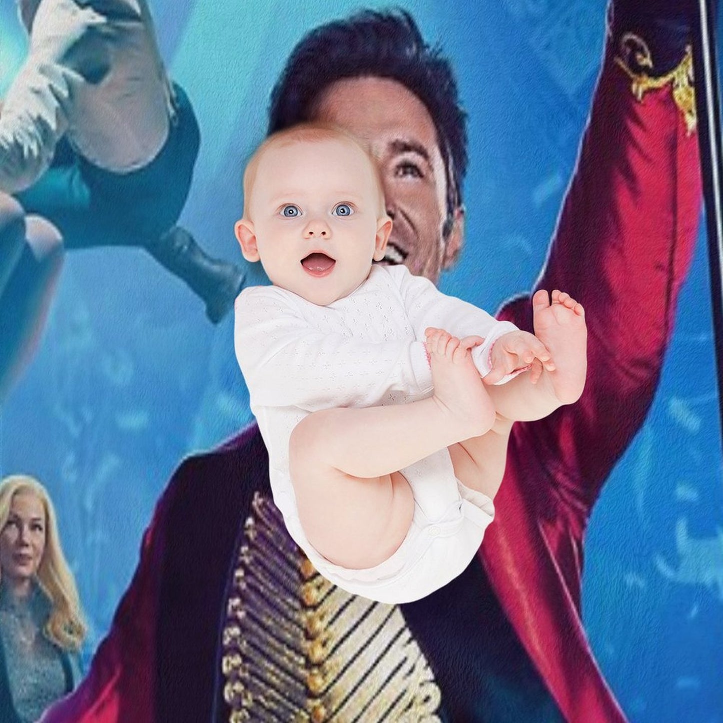 Copy of The Greatest Showman Travel-friendly Throw Blanket