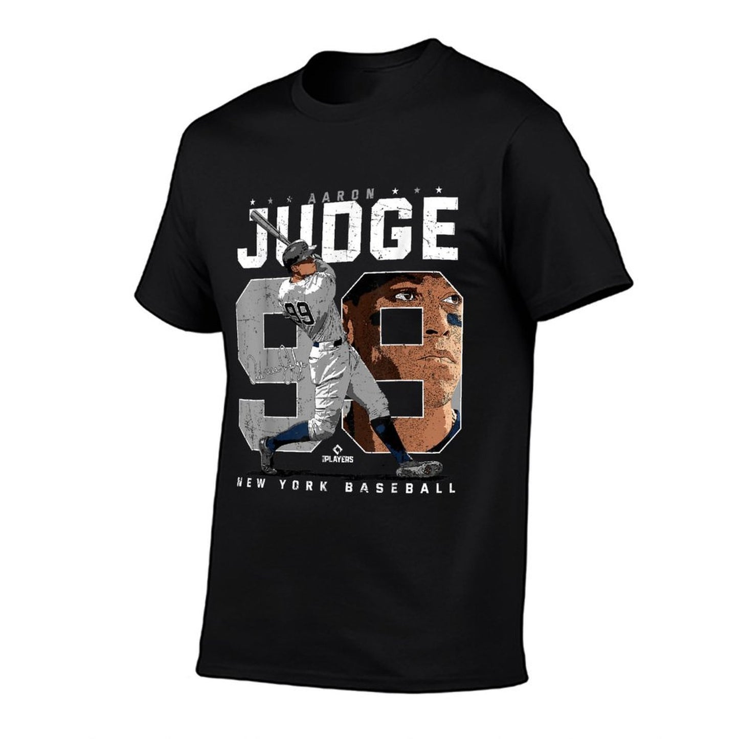 Aaron Judge Number Portrait Baj New York MLBPA Durable T-Shirt