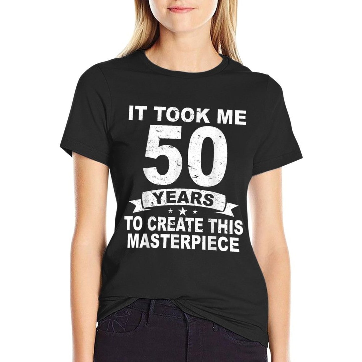 50th Birthday Saying Birthday 50th Birthday High-quality Stitching T-Shirt