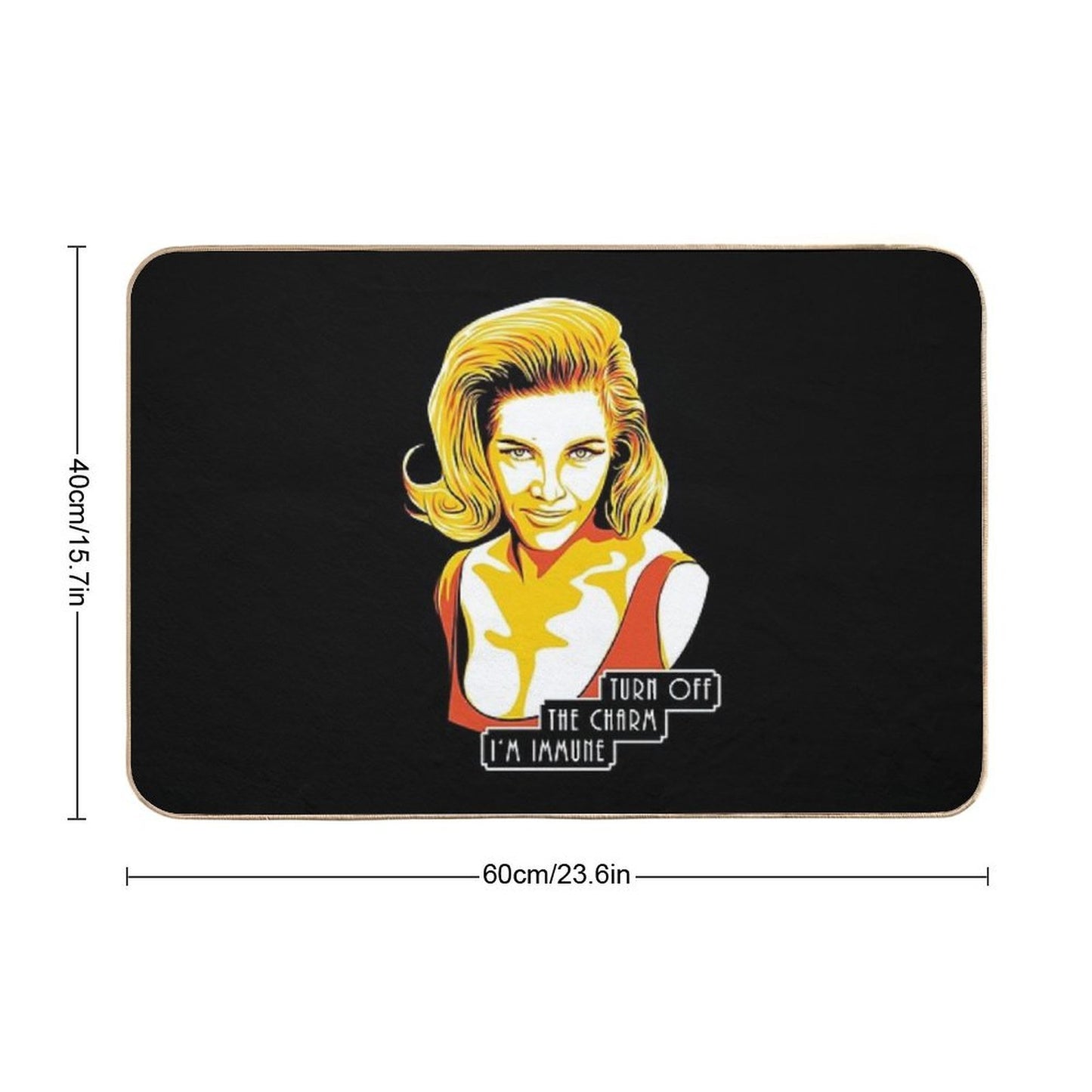 Bond Girl Anti-Trip Bath Mat