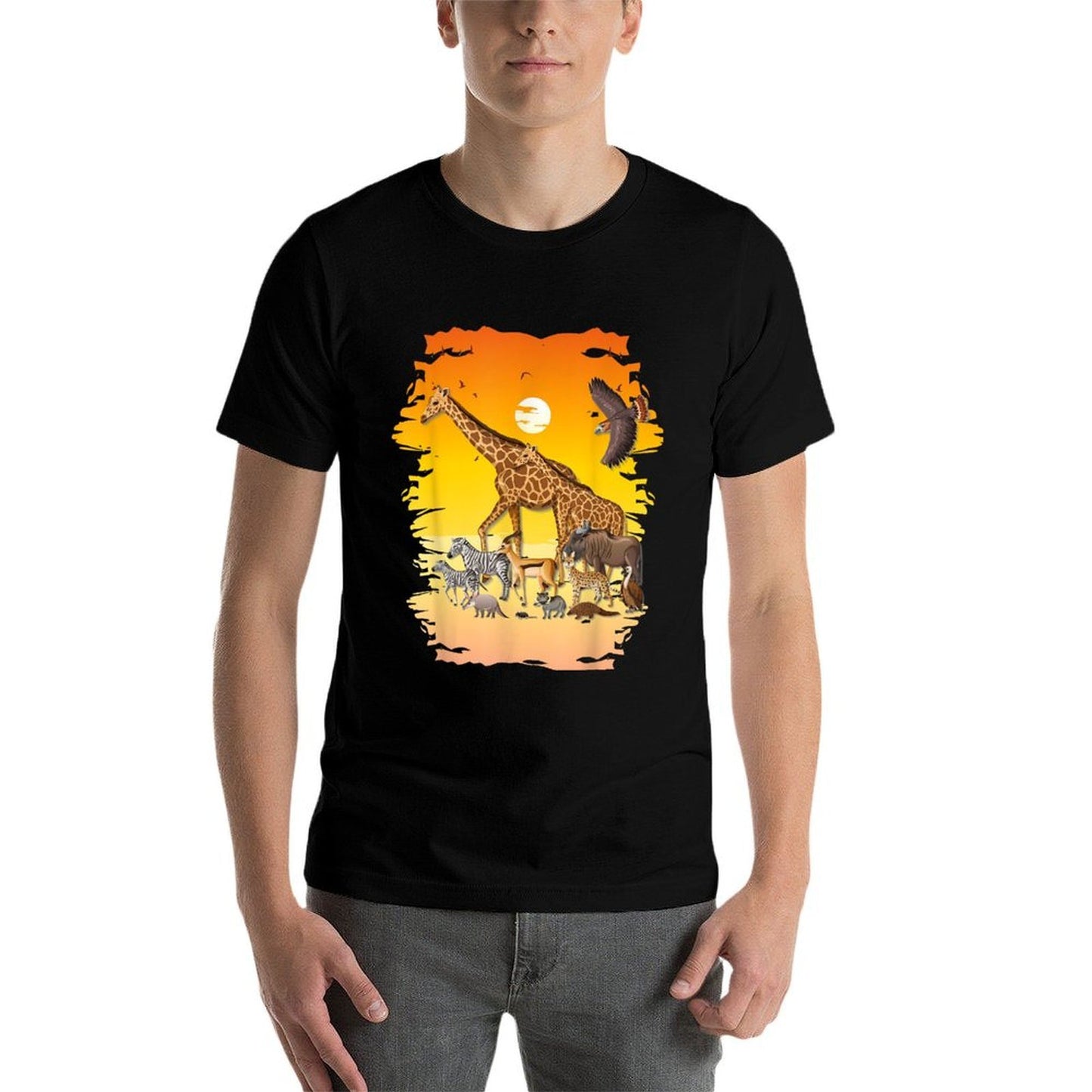 Zookeeper Africans Animal Jungle Safari Zoo Keeper Slim-fit Cut T-Shirt