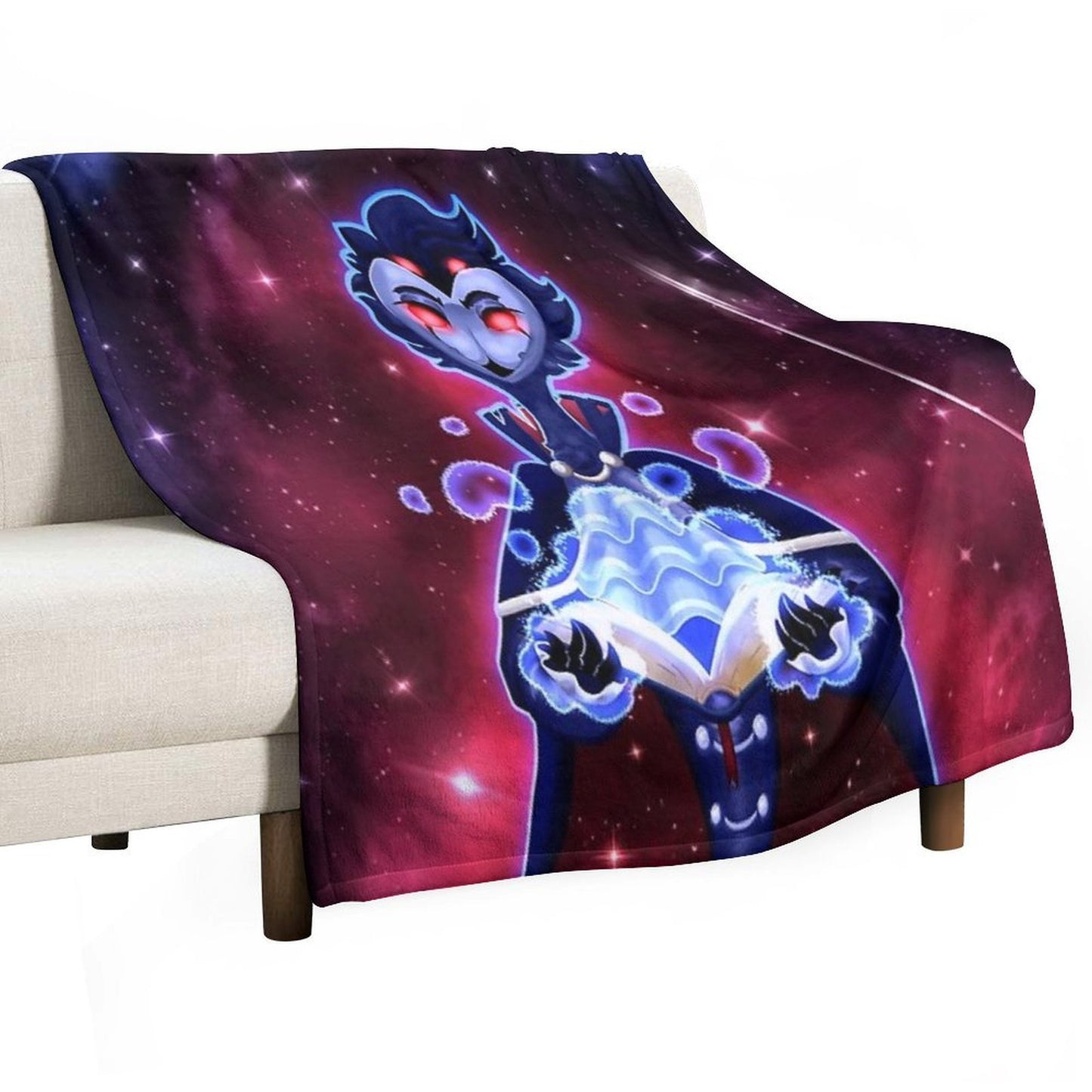 Helluva Boss Stolas Versatility Throw Blanket