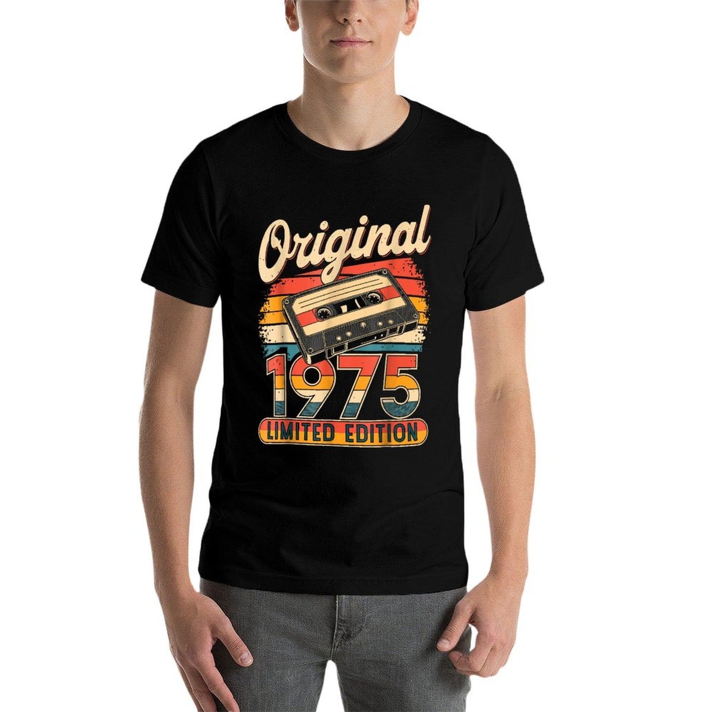 50th Birthday Man Woman 50 Years Decoration 1975 Gift Funny Versatile T-Shirt