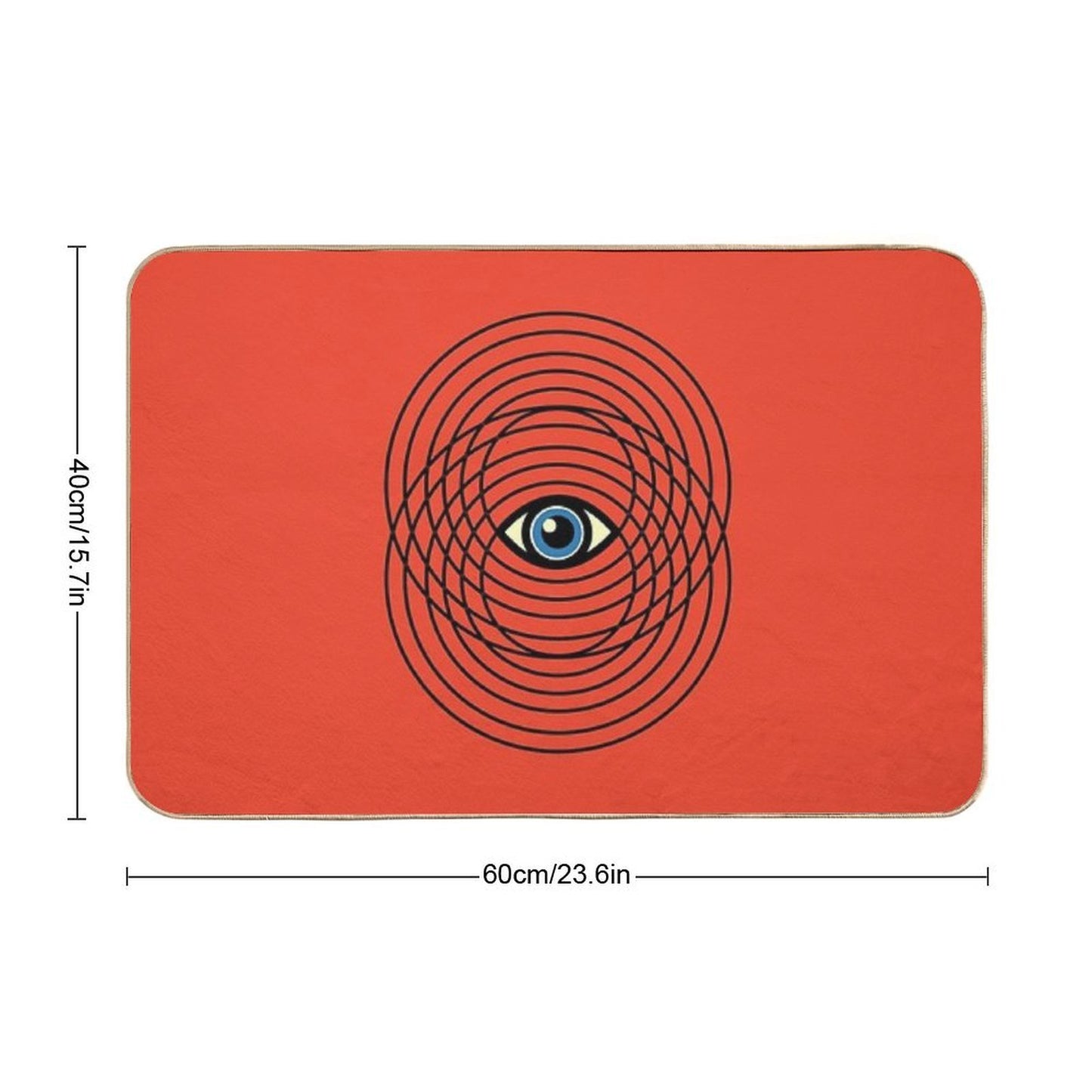 Hypnotic Eco-Friendly Bath Mat