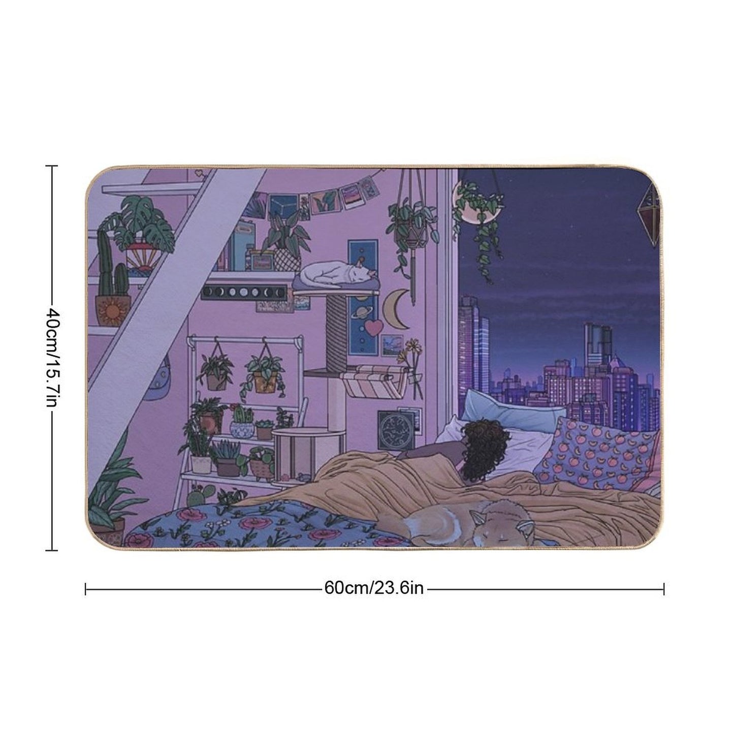 Sweet Dreams- Night Absorbent Bath Mat