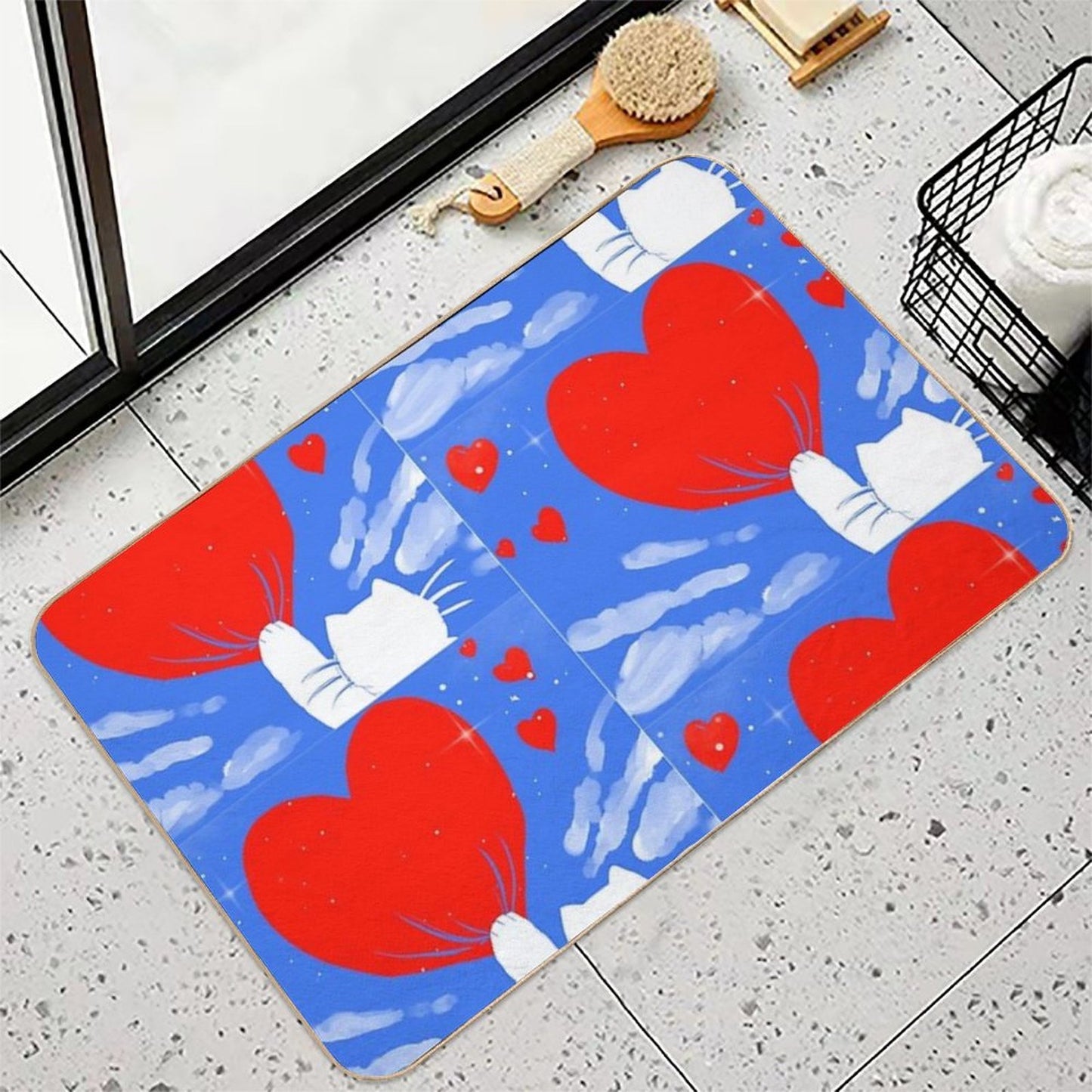 Cute Cat 1 Odorless Bath Mat