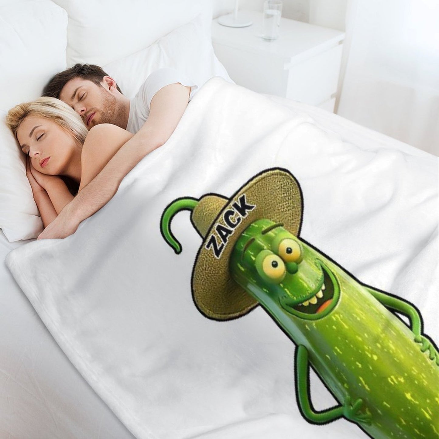 Zack Zucchini Wrinkle-free Throw Blanket