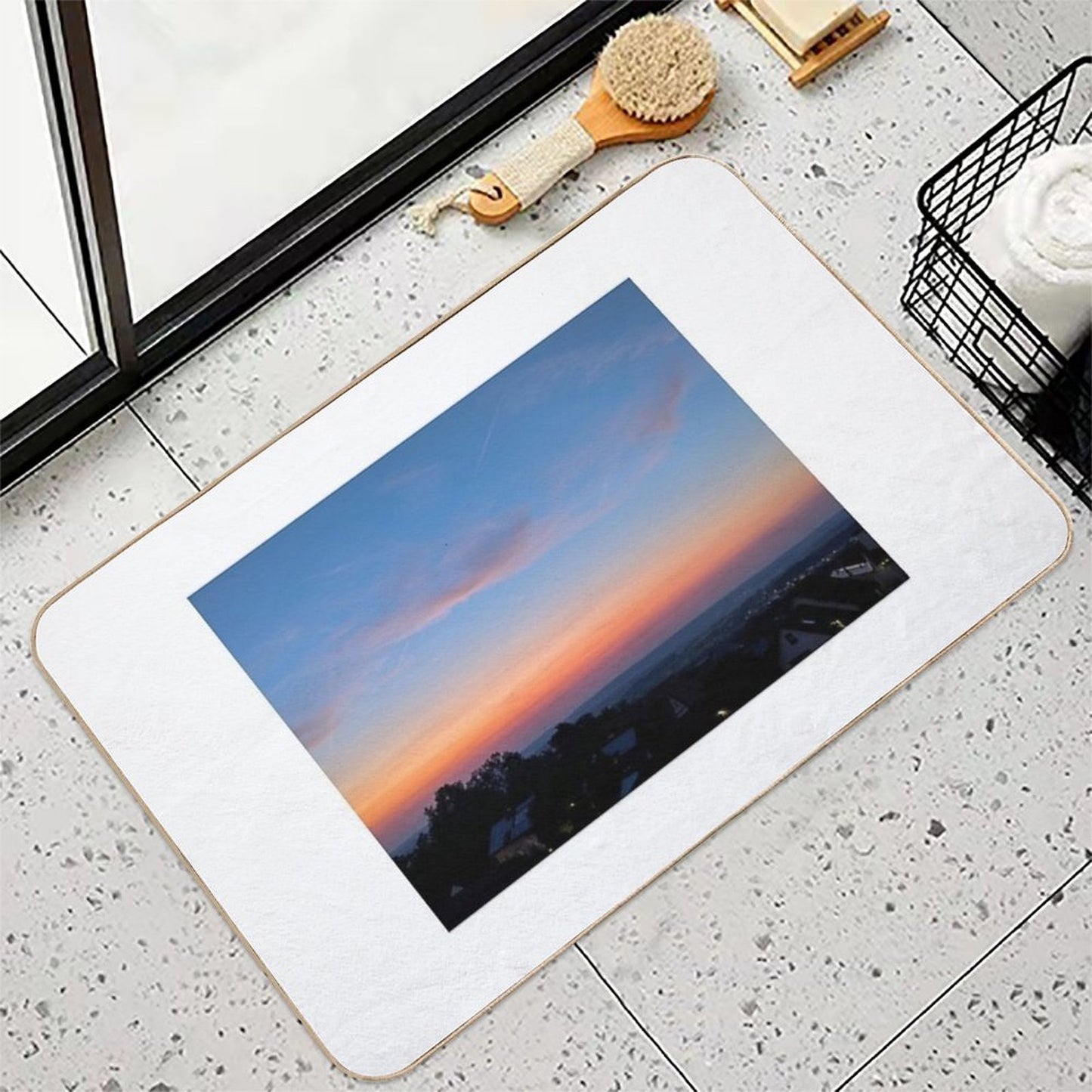 Sunset Slip-Resistant Bath Mat