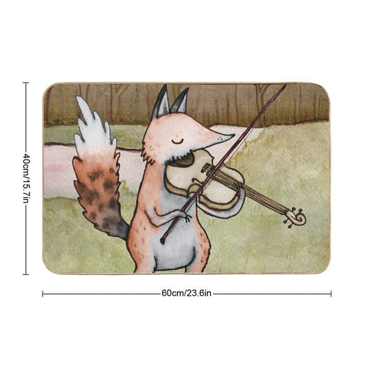 Violin Fox  Toxin-Free Bath Mat