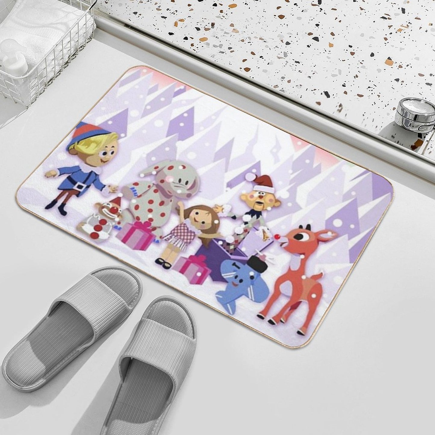 Island of Misfit Toys Easy To Clean Bath Mat