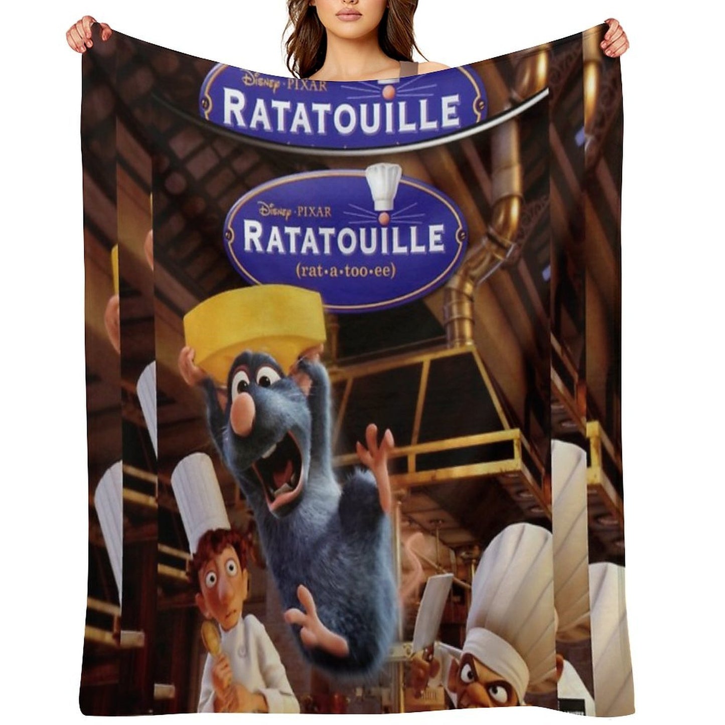 Threrat 2007 American Comedy Movie Rat A Too Ee Velvety-soft Throw Blanket