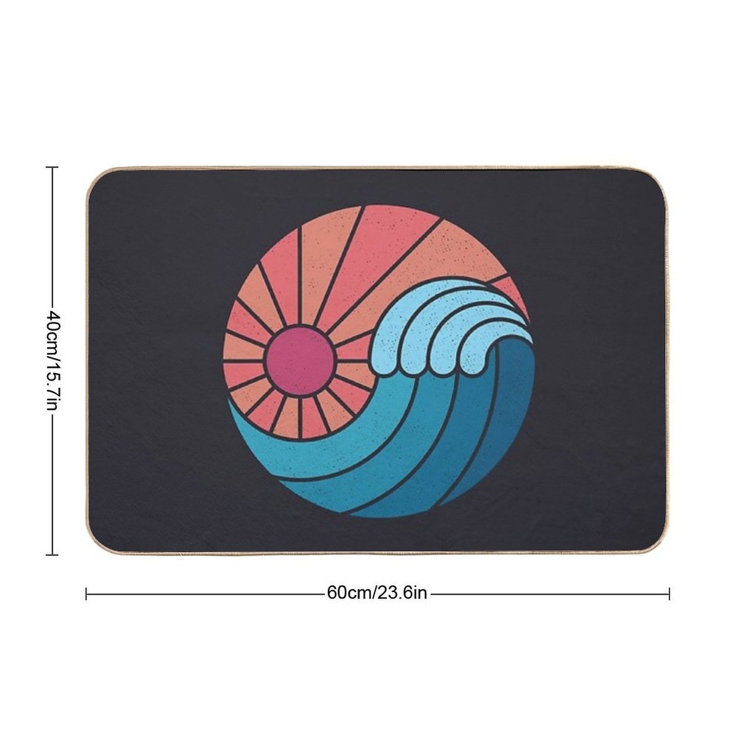 Sun & Sea Absorbent Bath Mat