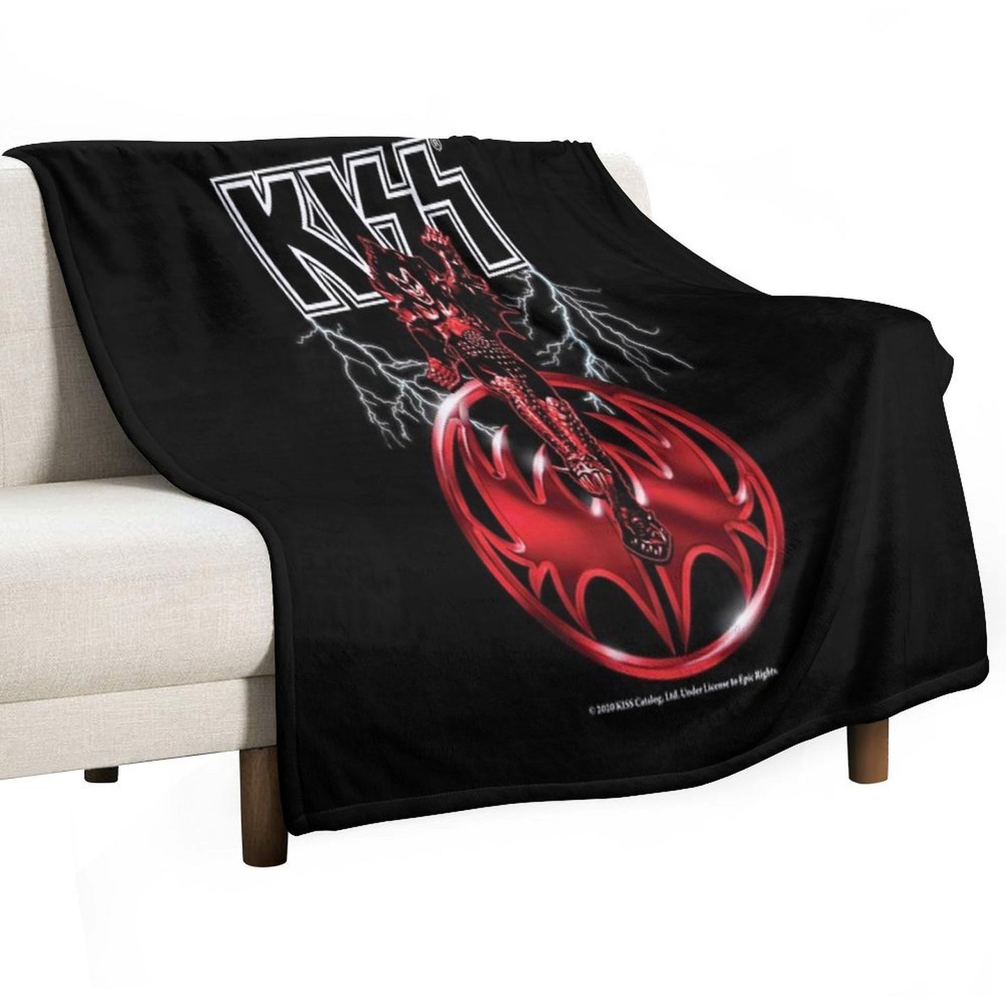 Kiss Band - Demon All-season Throw Blanket