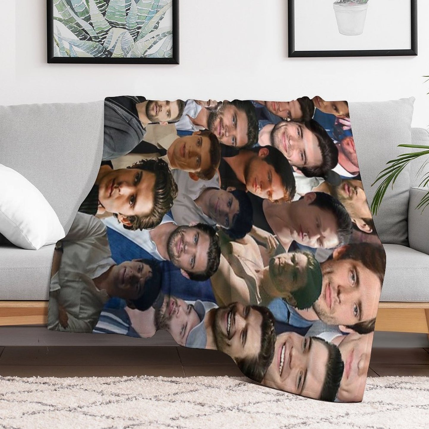 DavidCorenswet Photo Collage Sustainable Throw Blanket