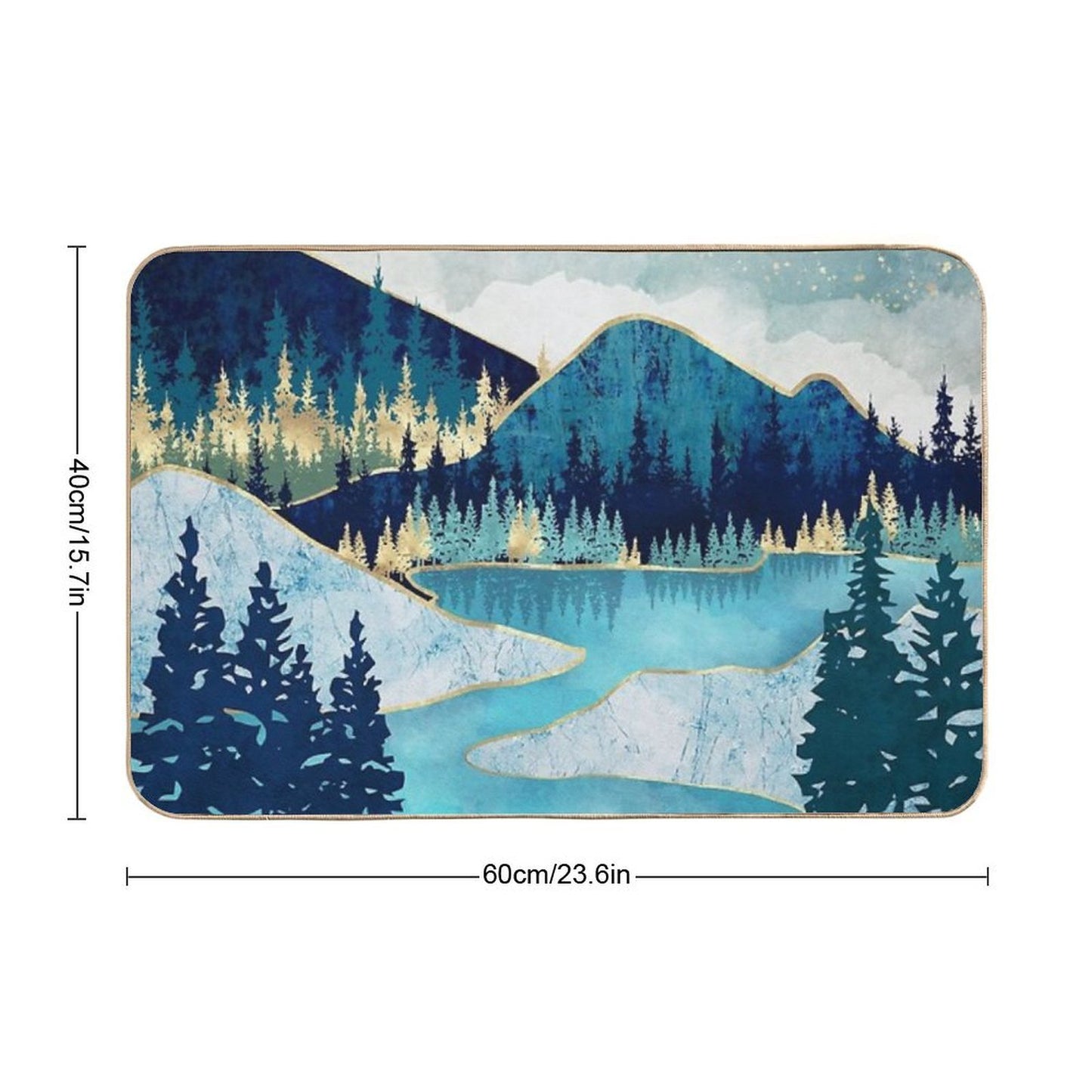 Morning Stars Repositionable Bath Mat