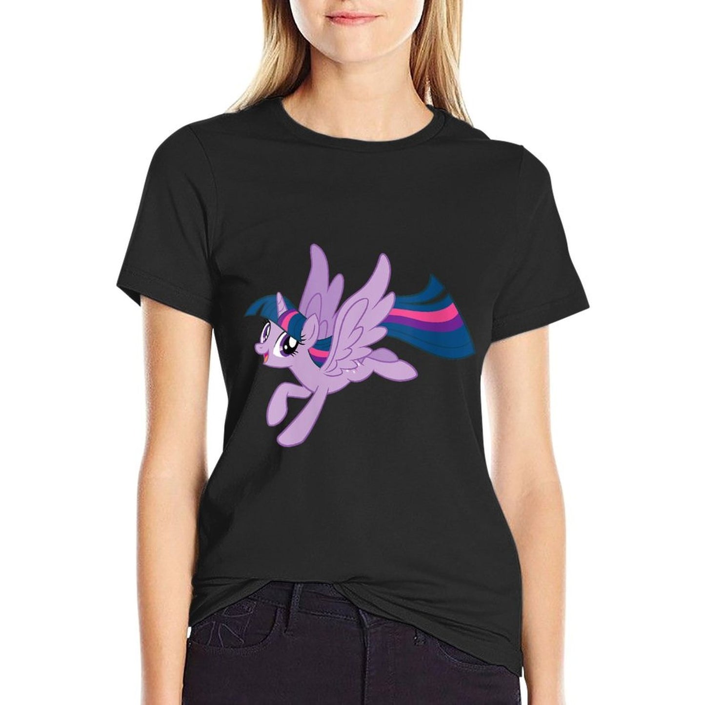 Womens My Little Pony Twilight Sparkle Galloping Quick-drying T-Shirt