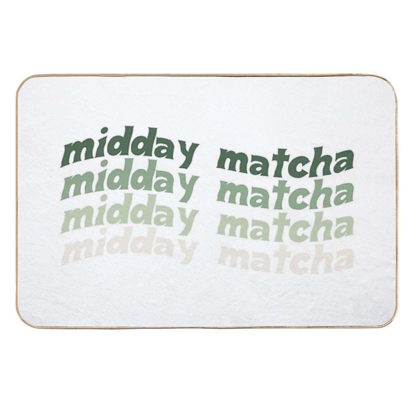 Midday Matcha Durable Bath Mat
