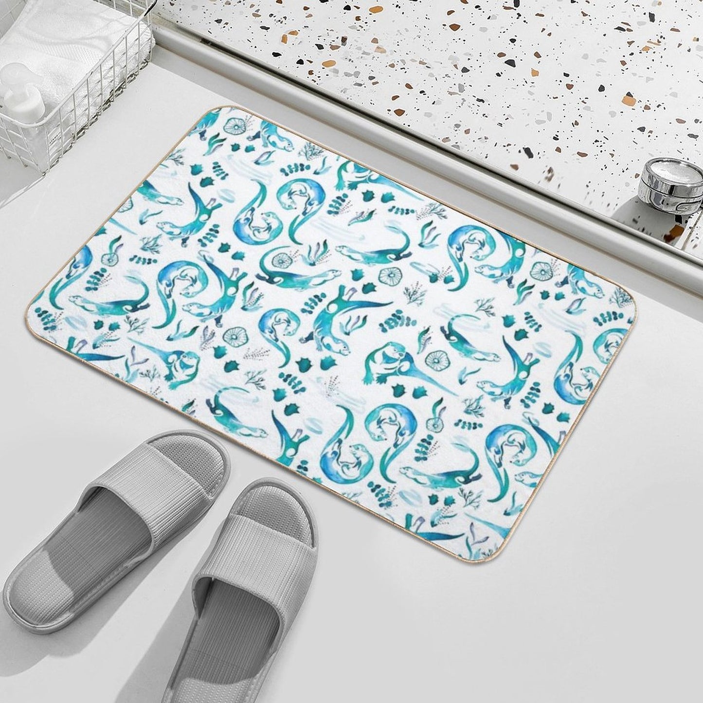 Otterly Adorable Rapid-Drying Bath Mat