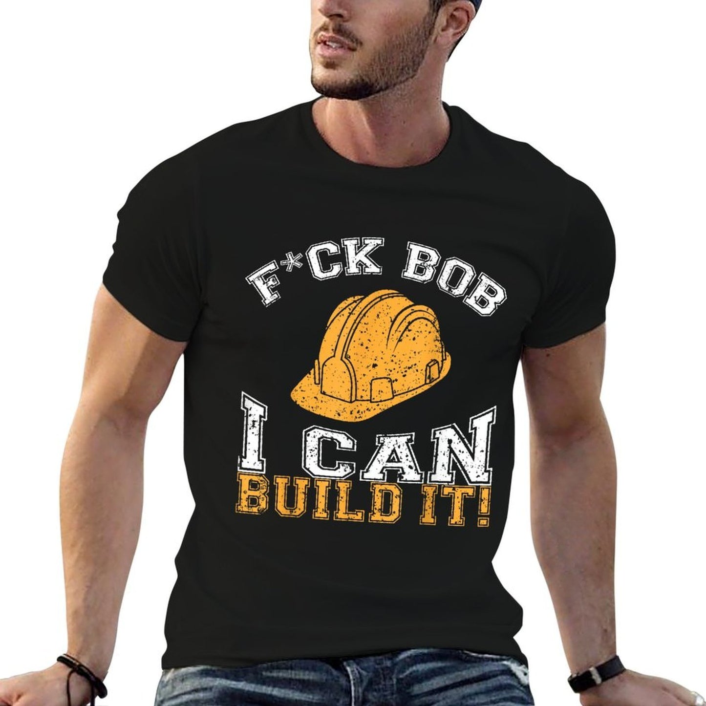 Bob Builder I Funny Construction Worker Summer-ready Fabric T-Shirt