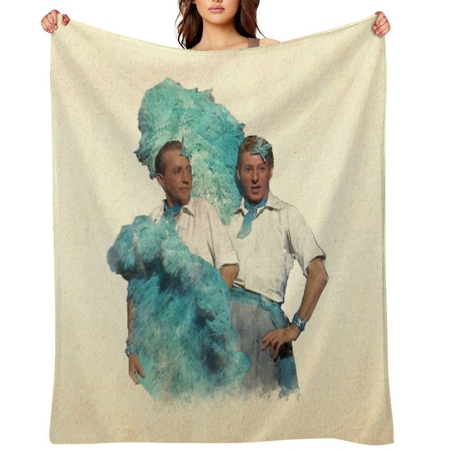 Reprise (Sisters) - Watercolor Versatility Throw Blanket