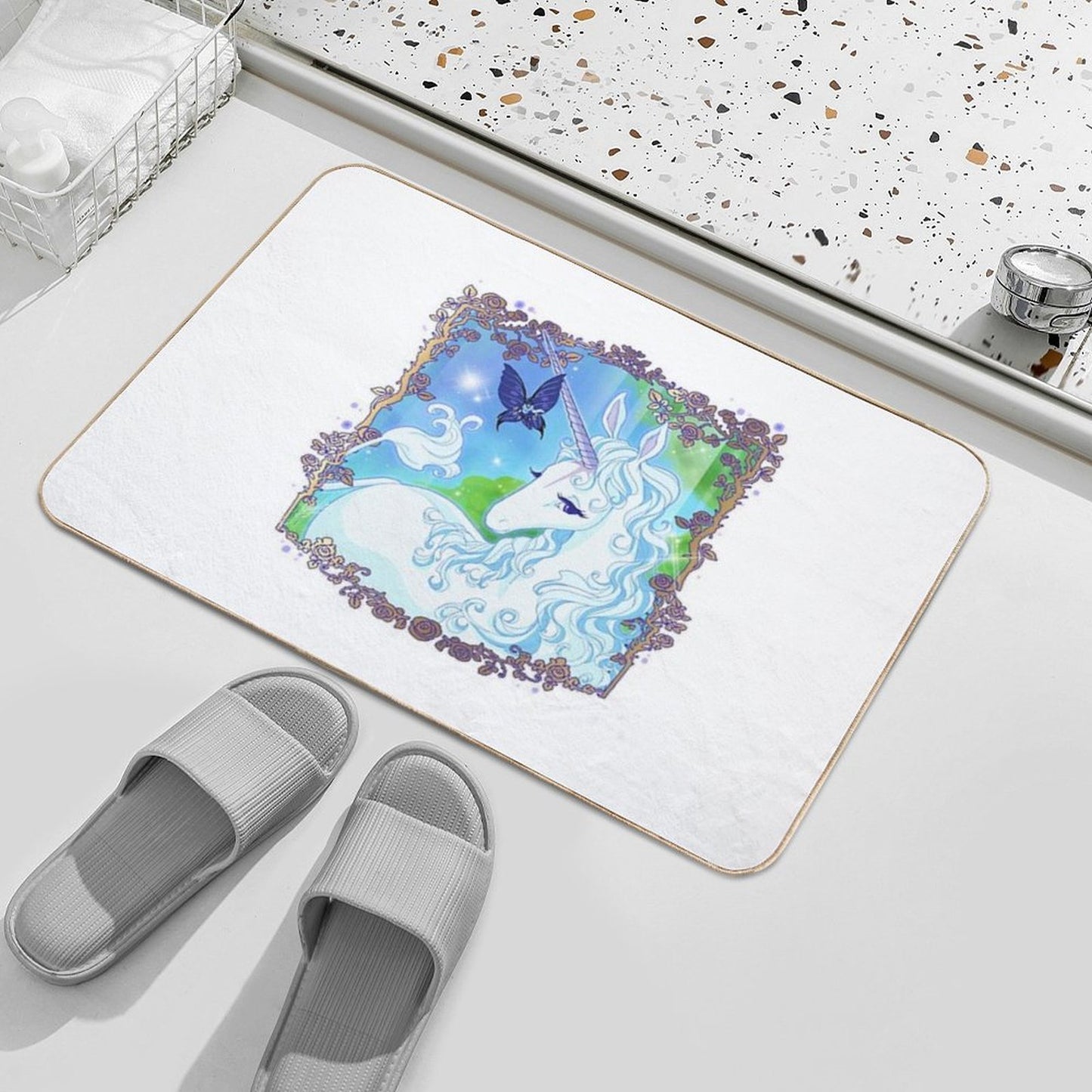 Say It If You Know! Fade-Resistant Bath Mat