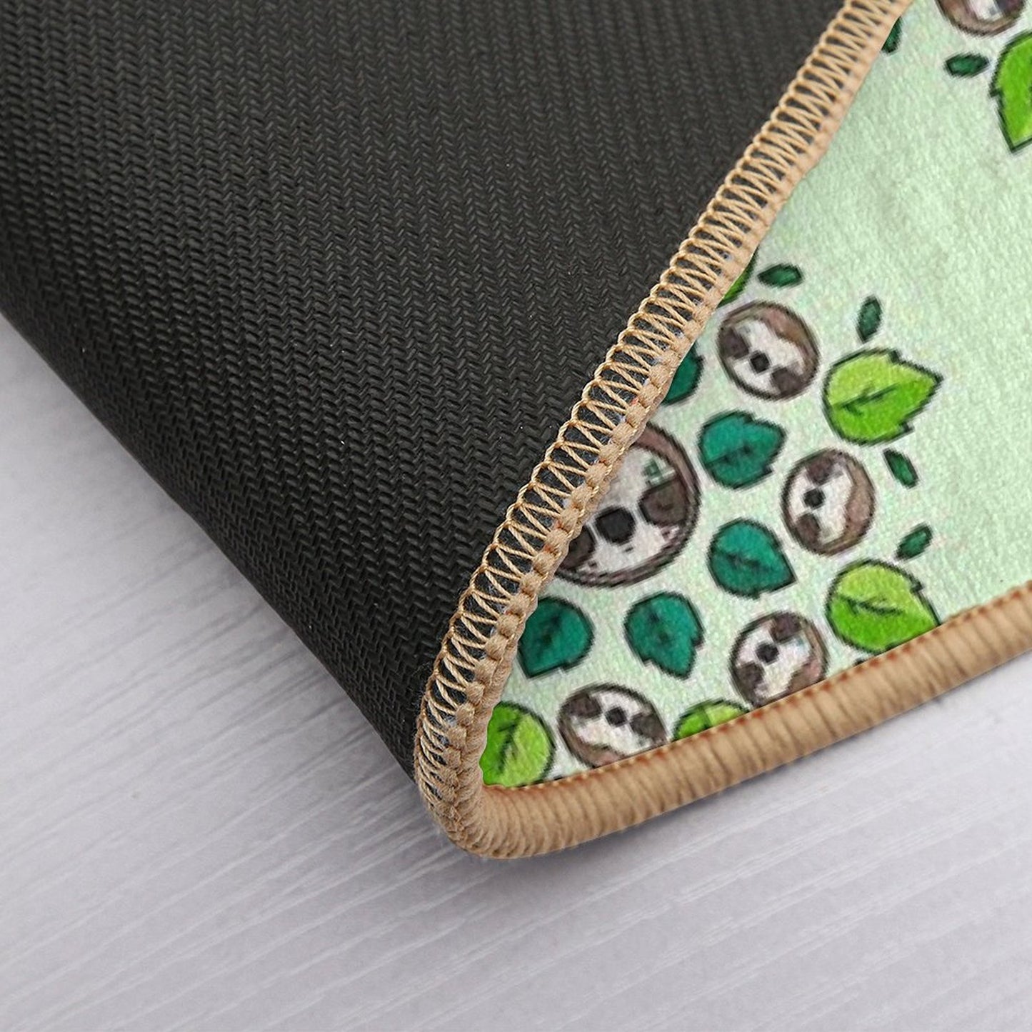 Mandala Sloth Slip-Resistant Bath Mat