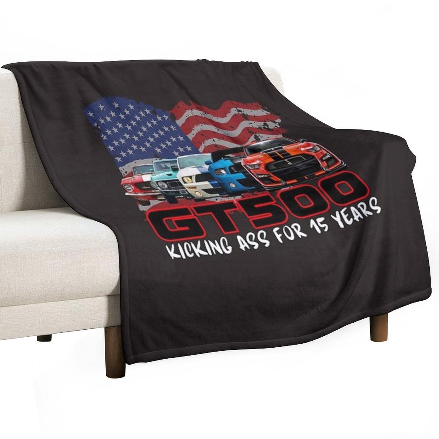 GT500 15 Years Premium Throw Blanket