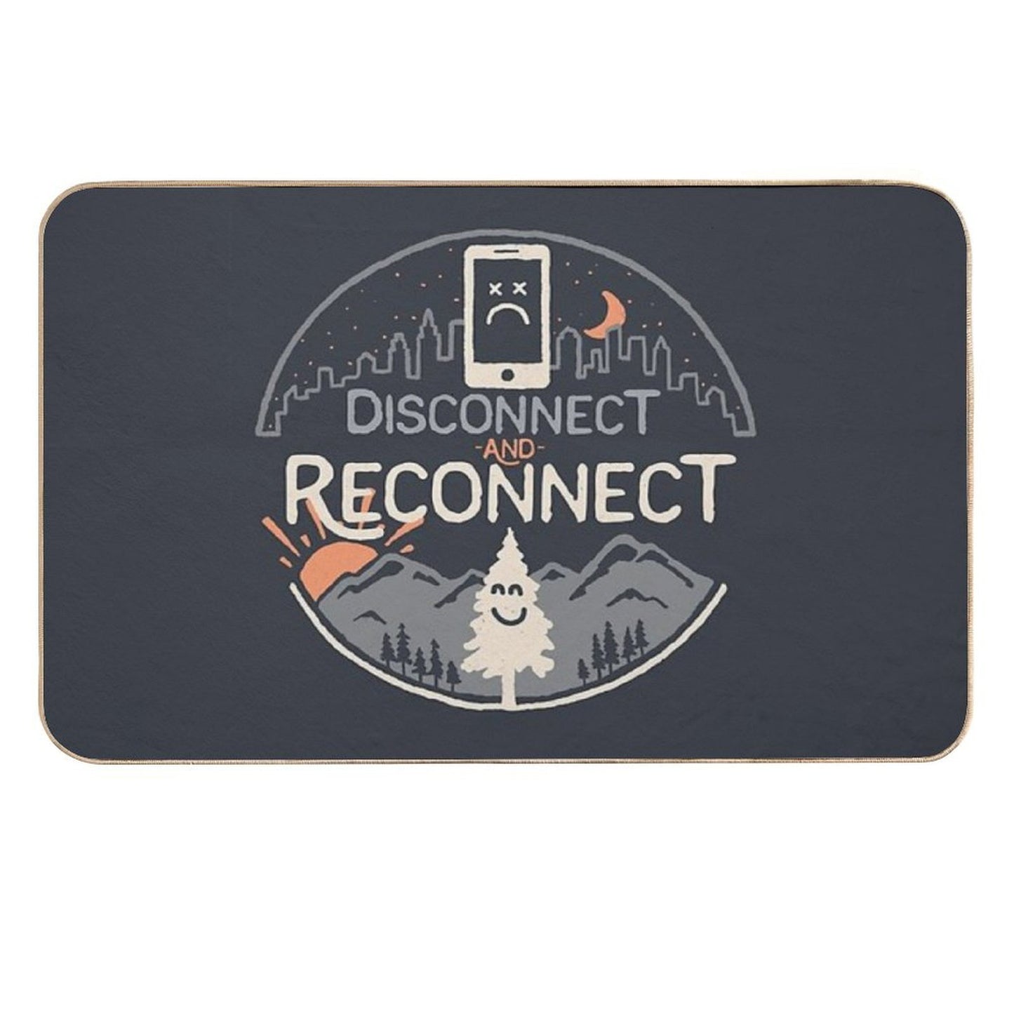 Reconnect Easy Maintenance Bath Mat
