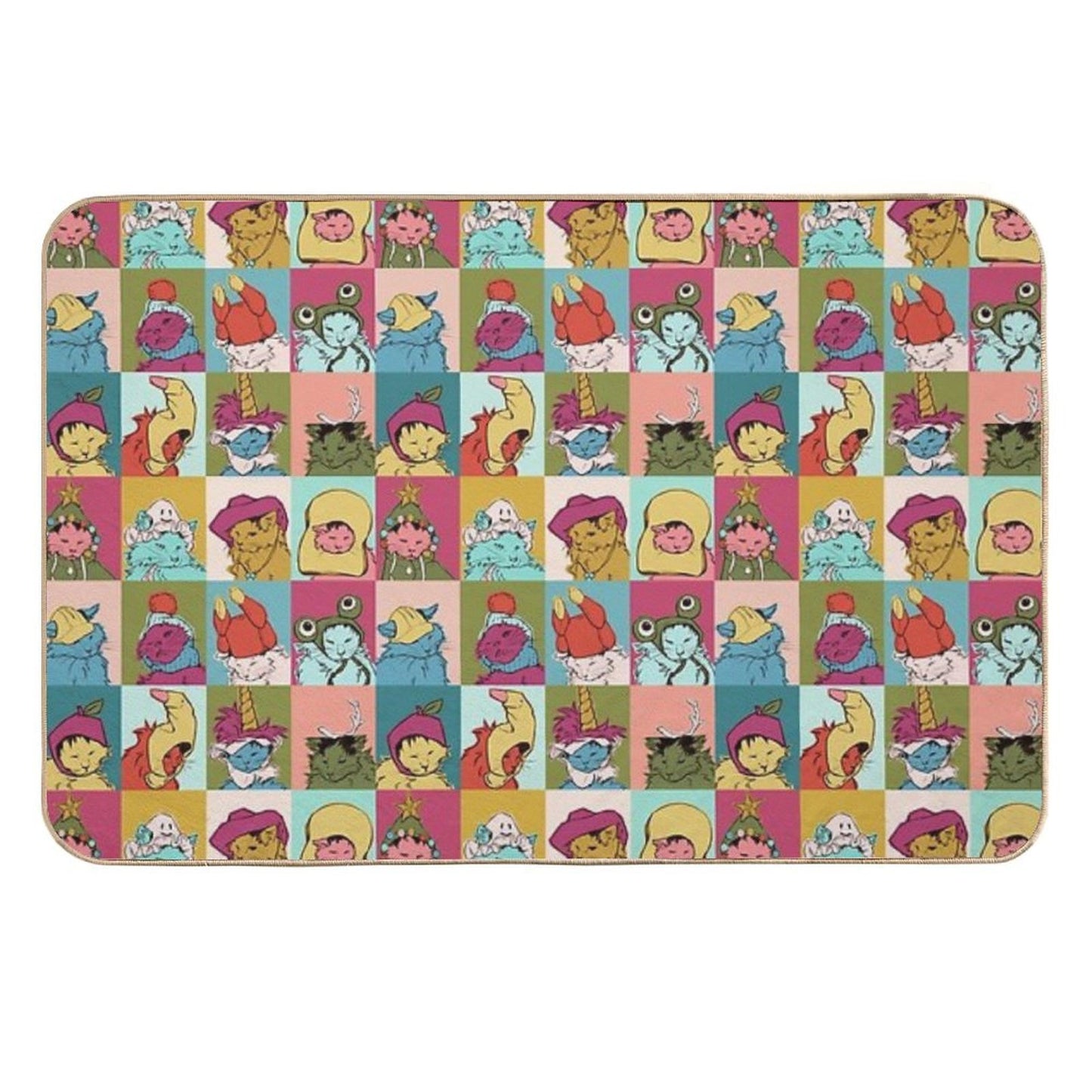 Pot Roast Hats Anti-Trip Bath Mat