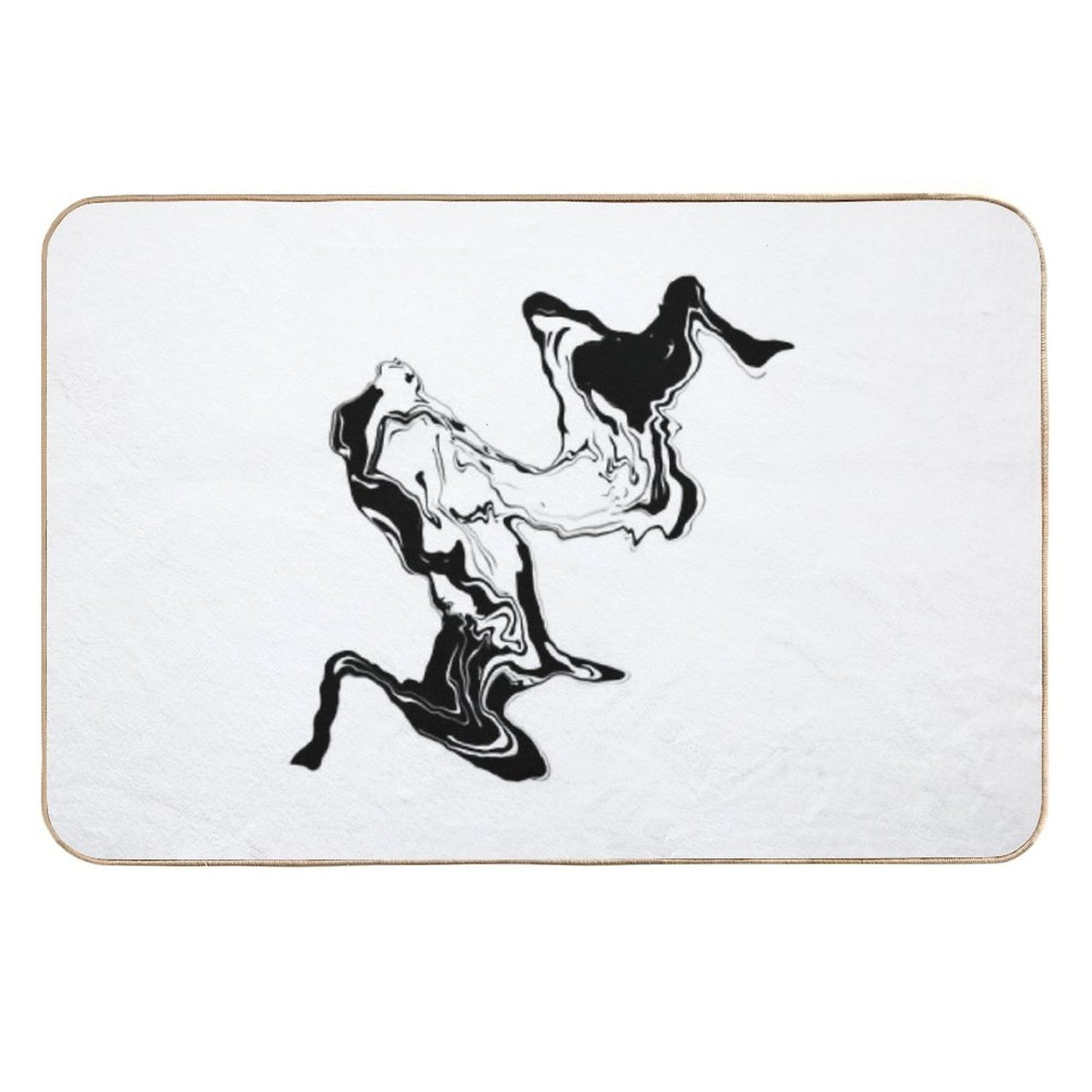Abstraction Form - Breakdance Easy To Clean Bath Mat