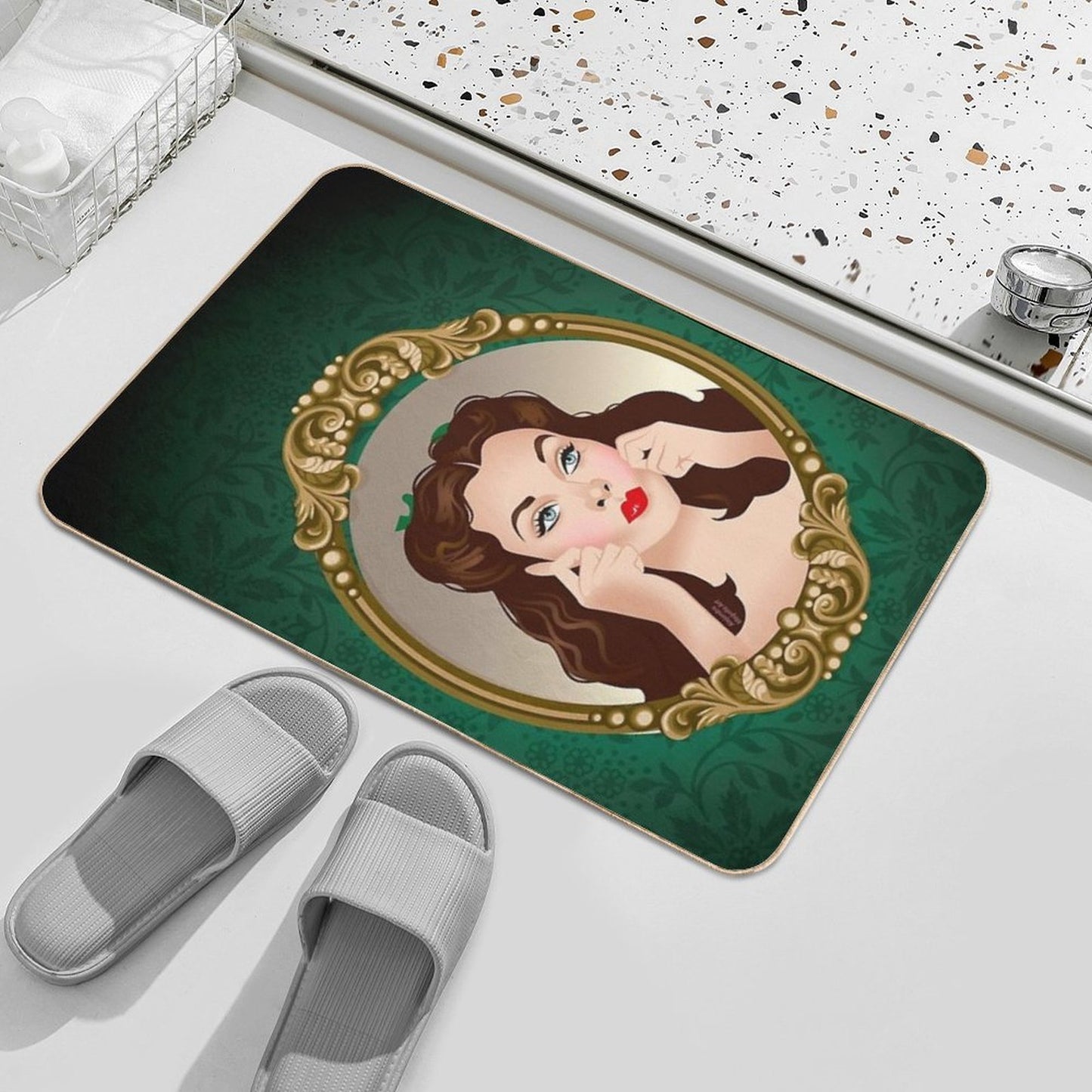 Scarlett Mirror Eco-Friendly Bath Mat