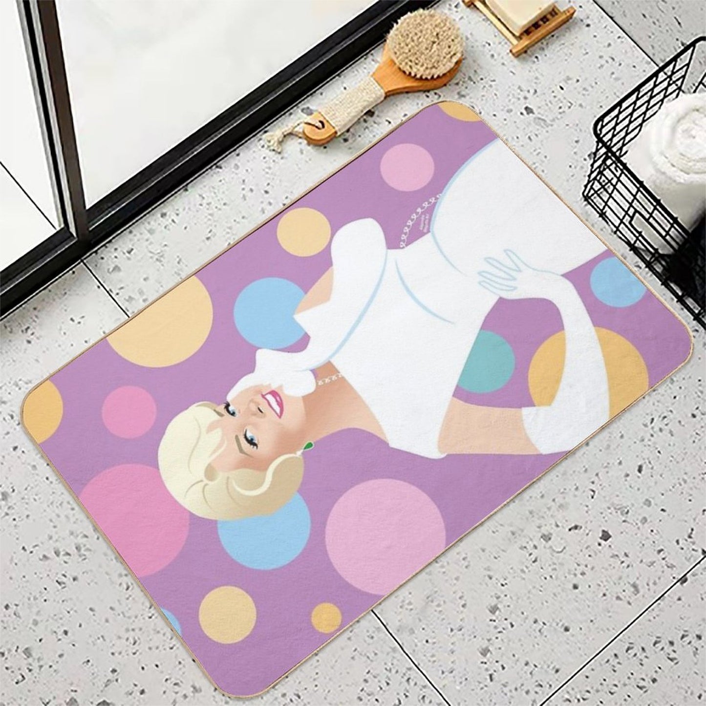 Hello Stain-Proof Bath Mat