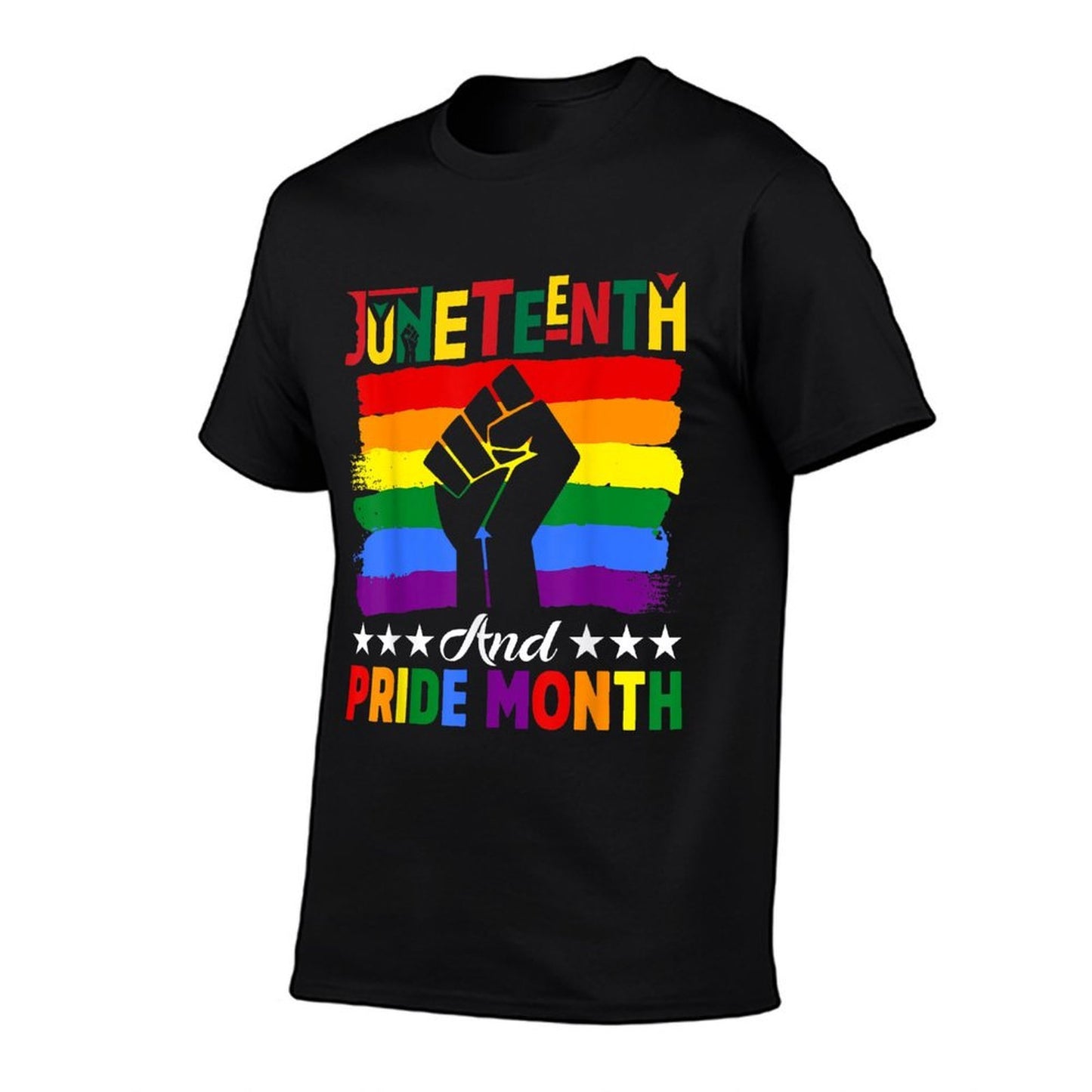 Celebrate Juneteenth And Pride Month Fist African Men Women Affordable Price T-Shirt