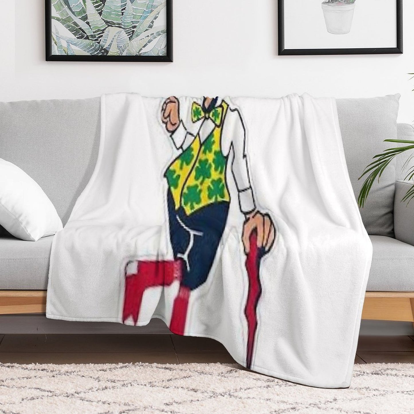 Boston Sports Shrink-resistant Throw Blanket