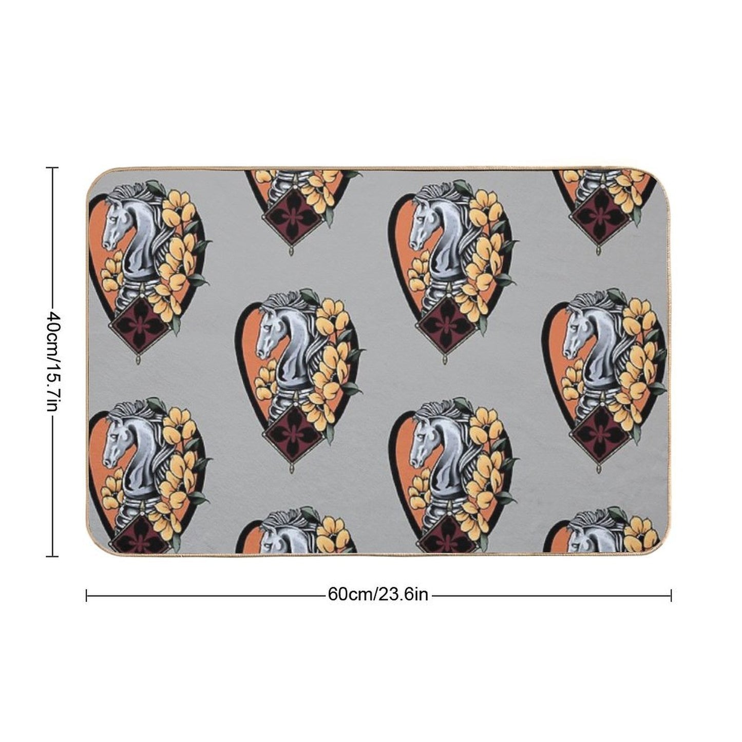 Checkmate Stain-Proof Bath Mat