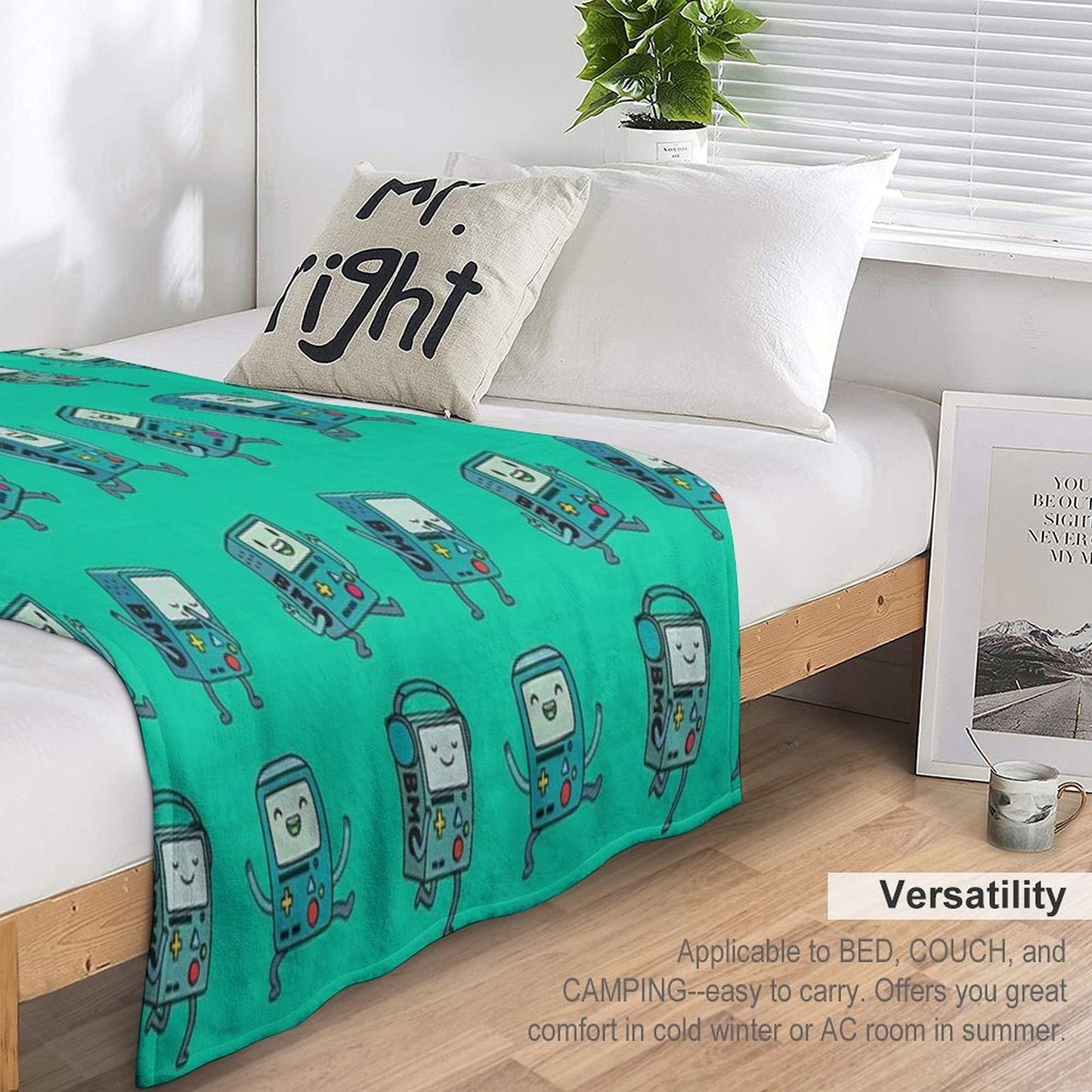 BMO Machine-washable Throw Blanket