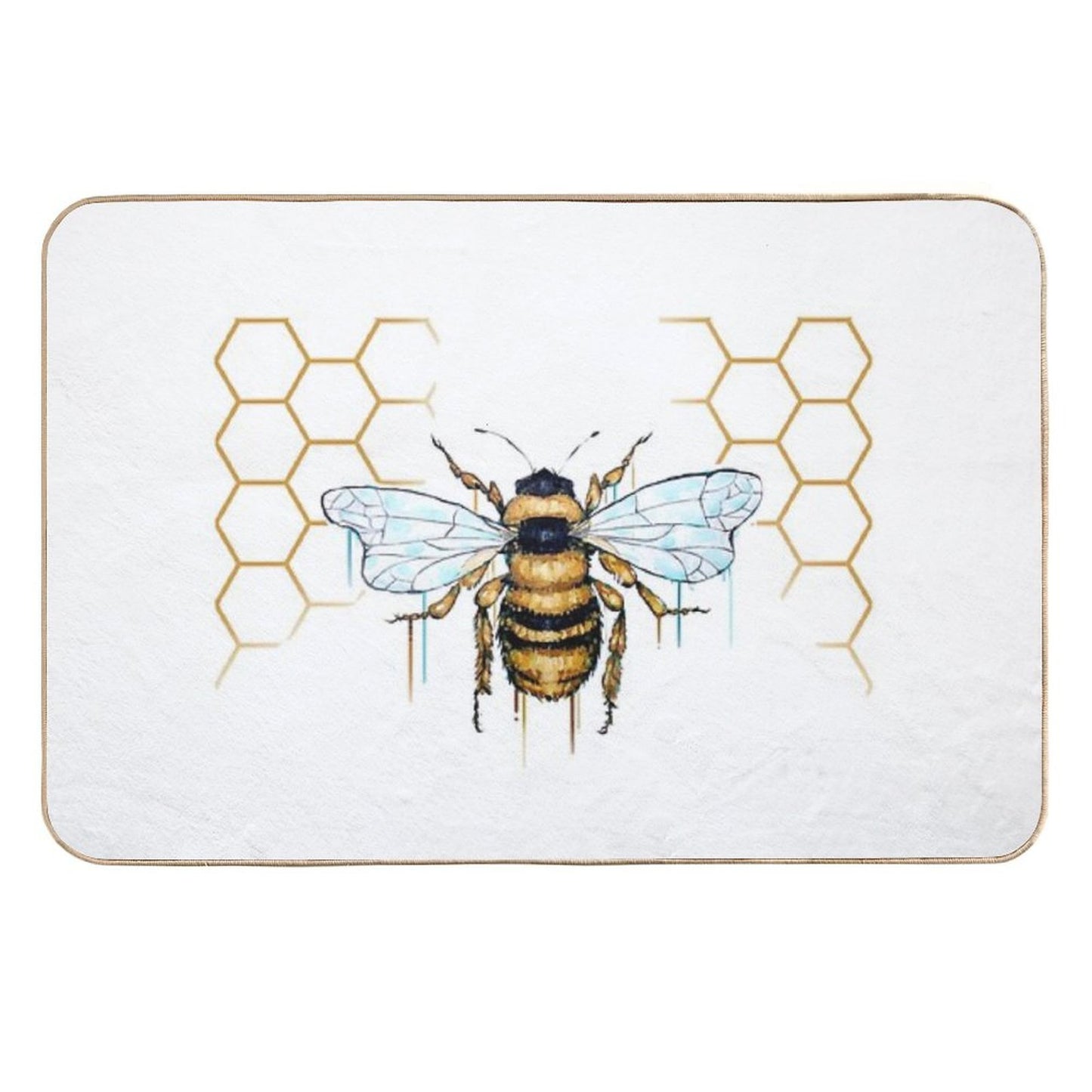 Bumble Bee Repositionable Bath Mat