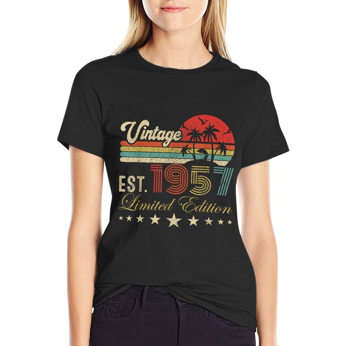 68th Birthday Born 1957 Vintage Limited Edition 68 Birthday Soft T-Shirt