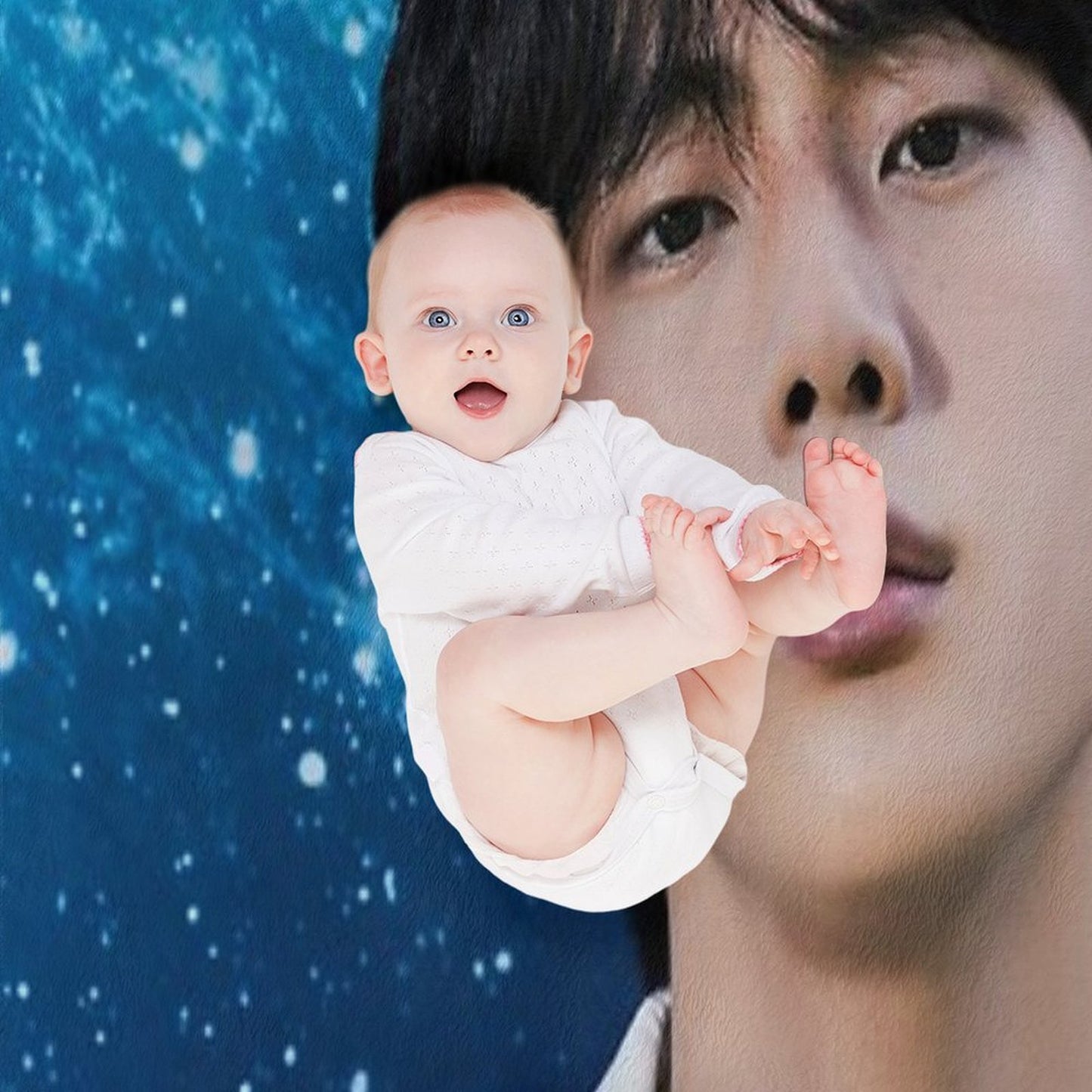 Jin The Astronaut Concept Photo Outlander Versatility Throw Blanket
