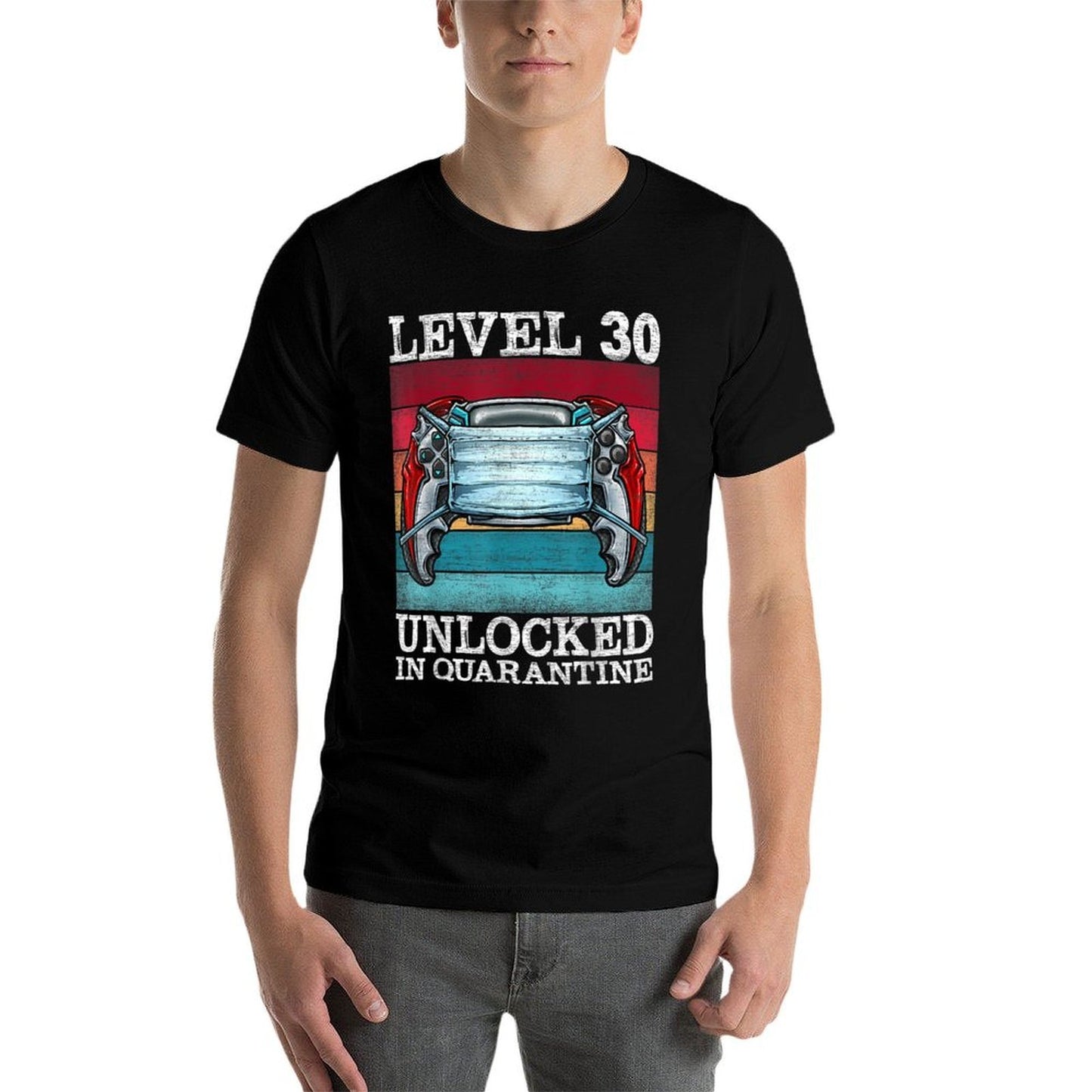 Level 30 Unlocked In Quarantine Video Gamers 30th Birthday Vintage-inspired T-Shirt