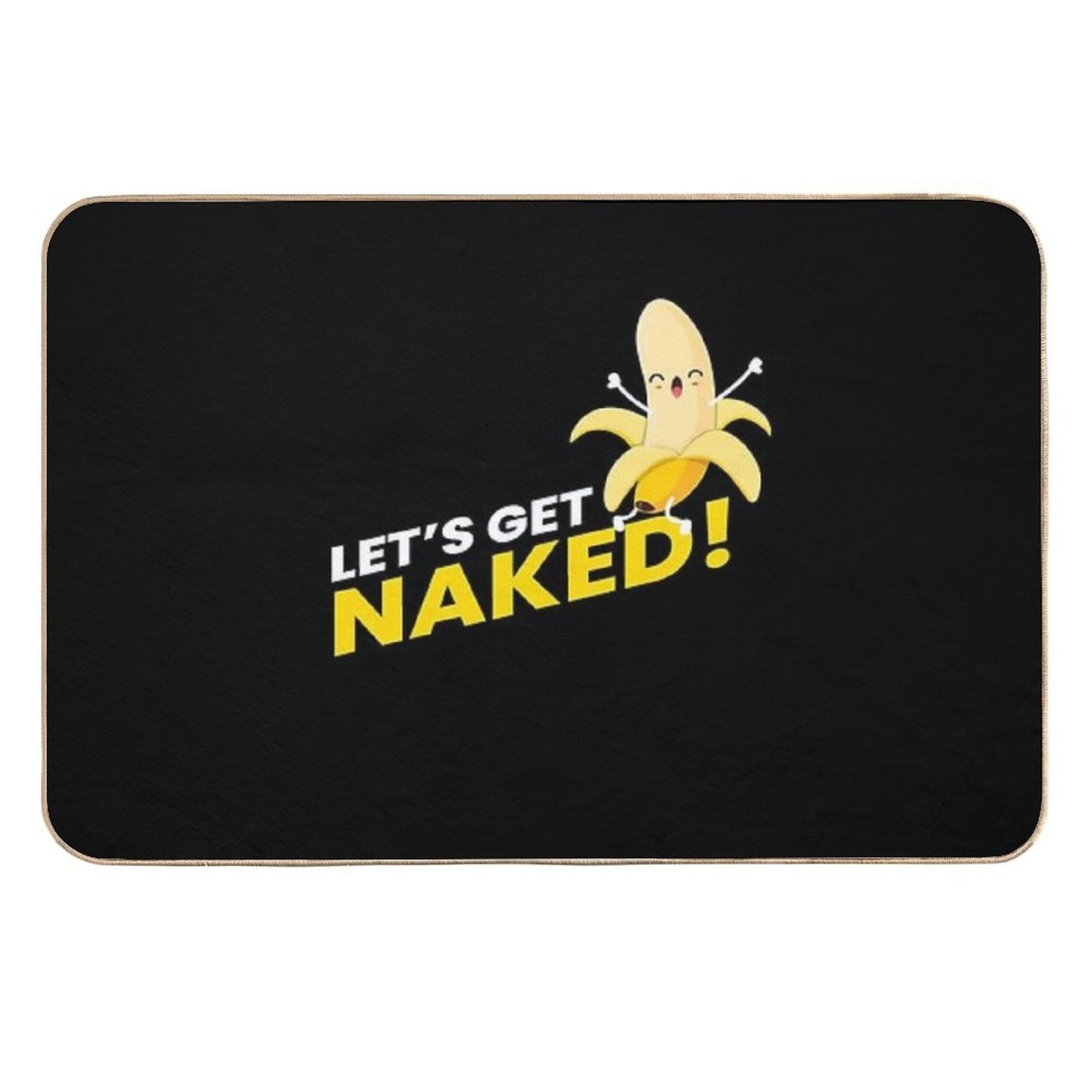 Lets Get Naked Banana Fruit Fruit Eco-Friendly Bath Mat