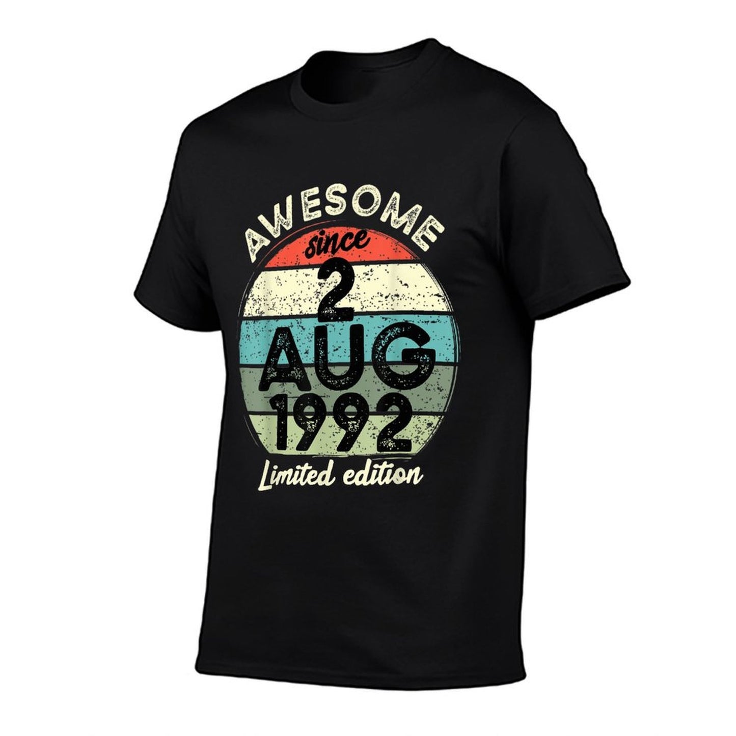 30 Year Old Birthday 2 August 1992 30th Birthday Quick-drying T-Shirt