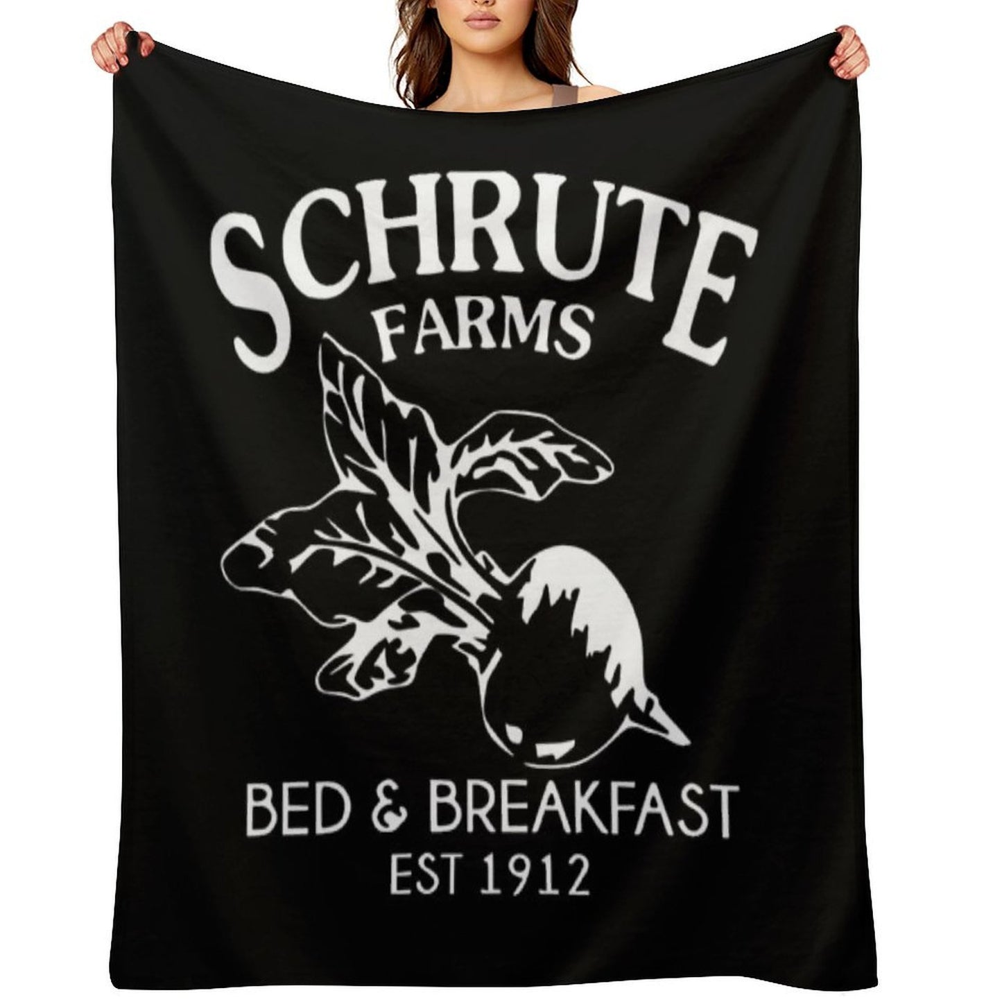 Schrute Farms Bed And Breakfast Machine-washable Throw Blanket
