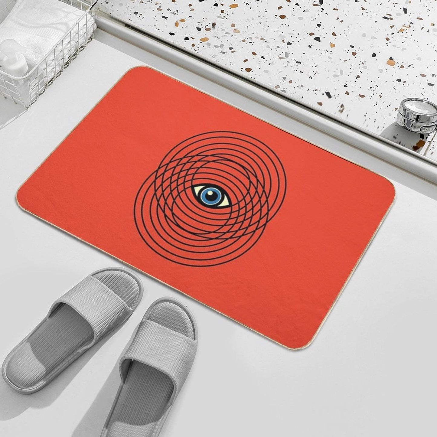 Hypnotic Eco-Friendly Bath Mat