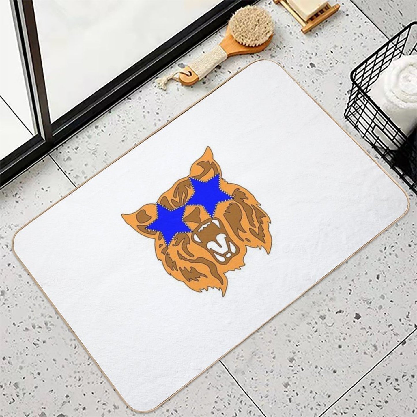 Kentucky Wildcat Repositionable Bath Mat