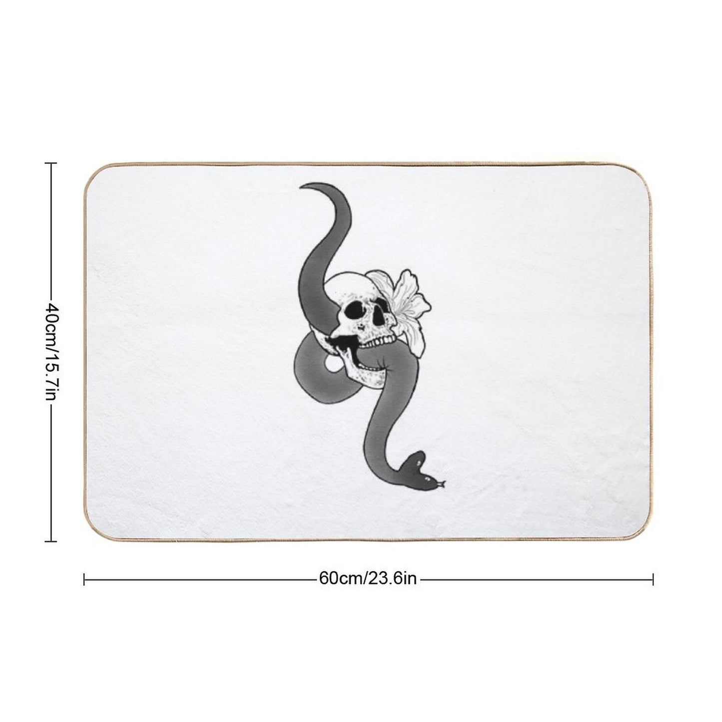 Scaly Oddity Absorbent Bath Mat