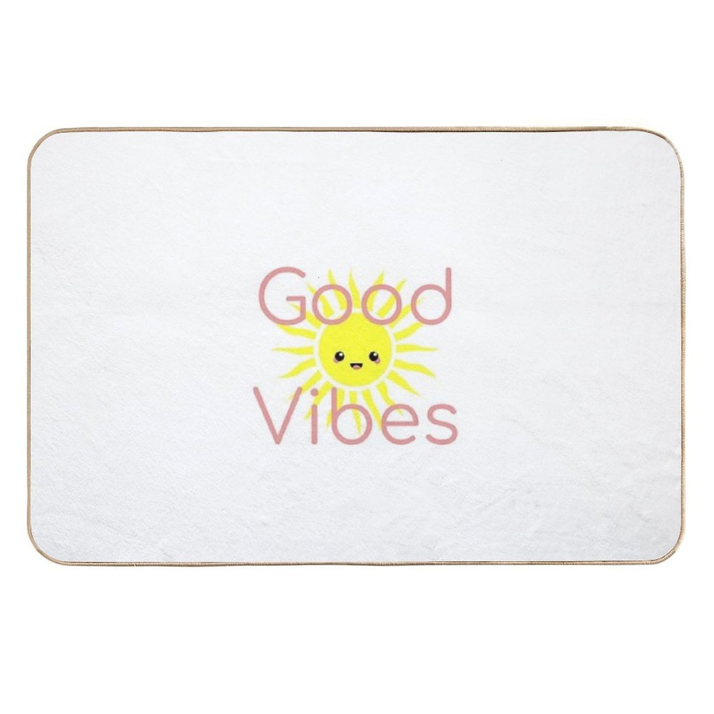 Good Vibes Sun Non-Slip Bath Mat