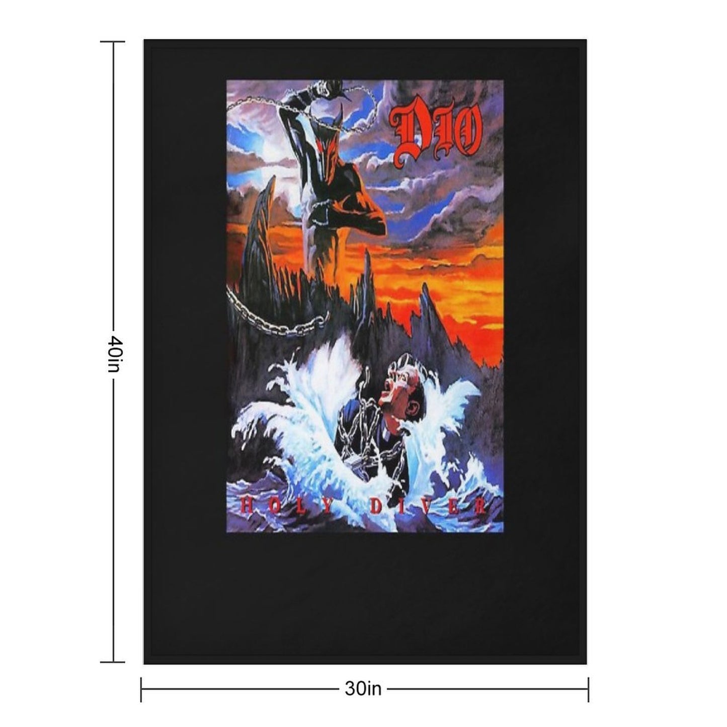 New Dio Essential T-Shirt Plush Throw Blanket
