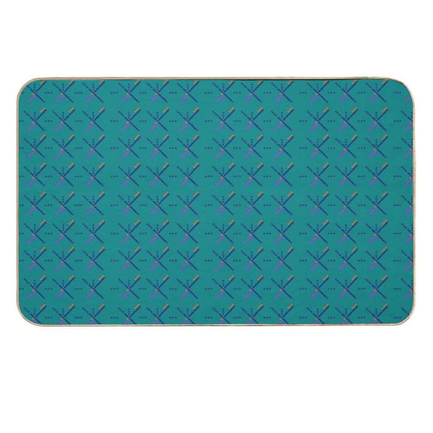 PDX Portland Airport Carpet Long-Lasting Bath Mat
