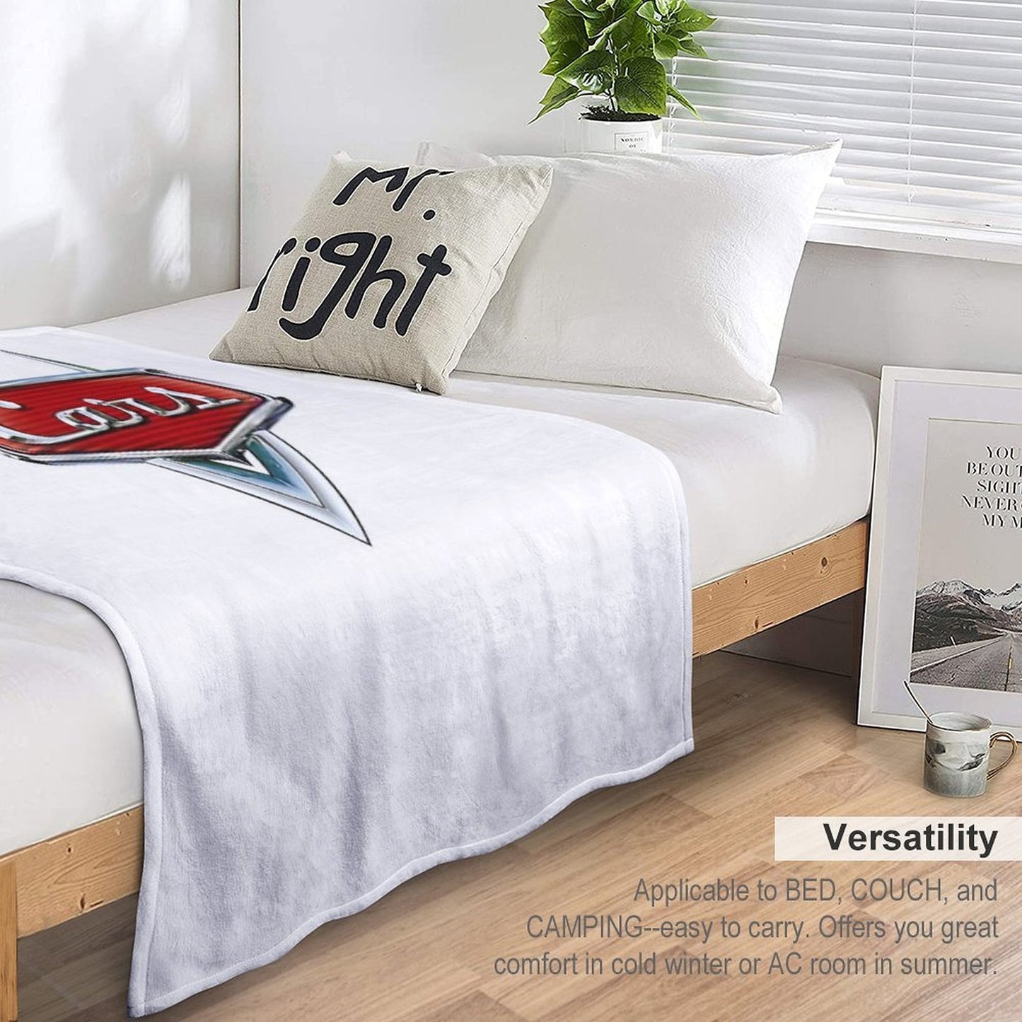 Top Logo Velvety-soft Throw Blanket
